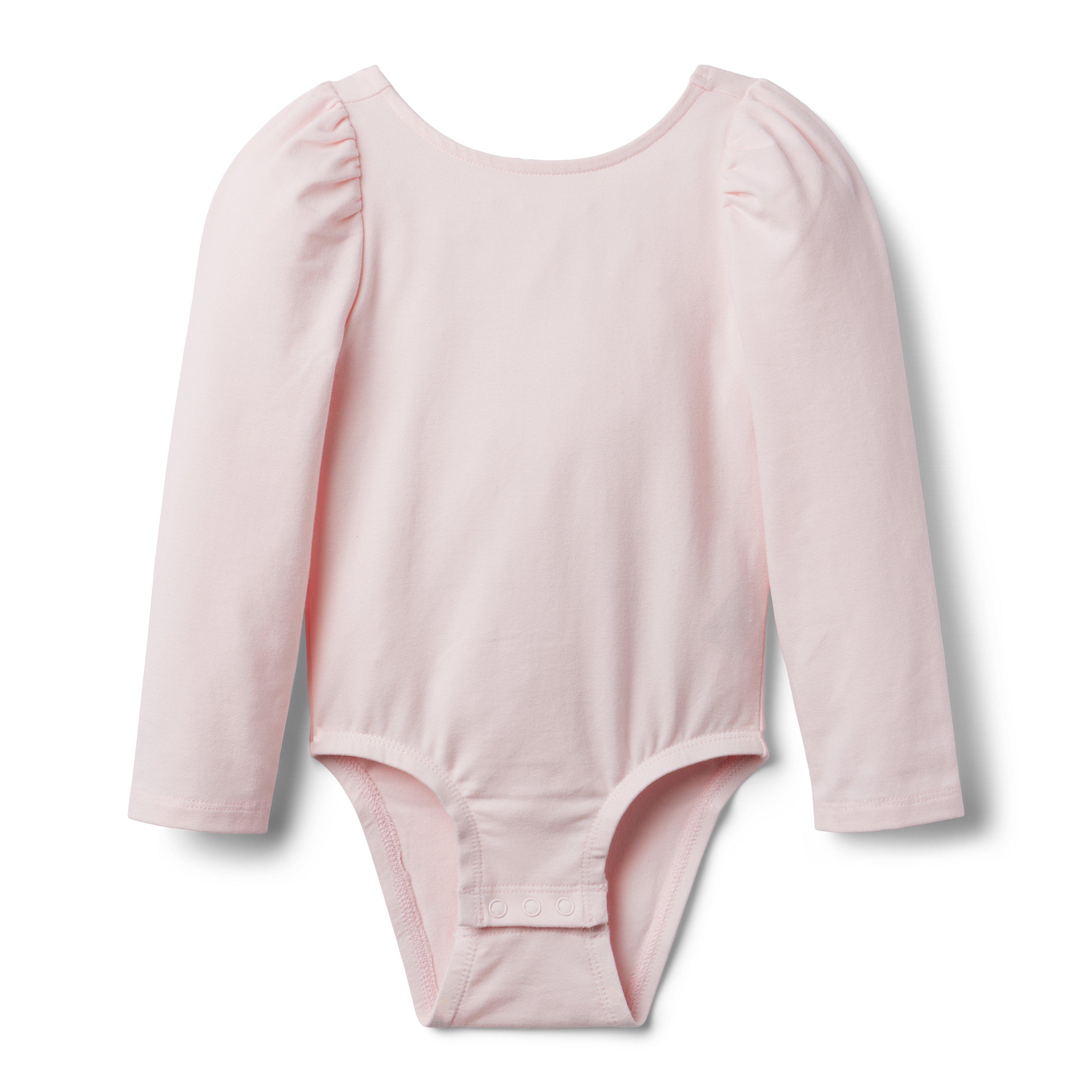 Girl Barely Pink Ballet Bodysuit by Janie and Jack