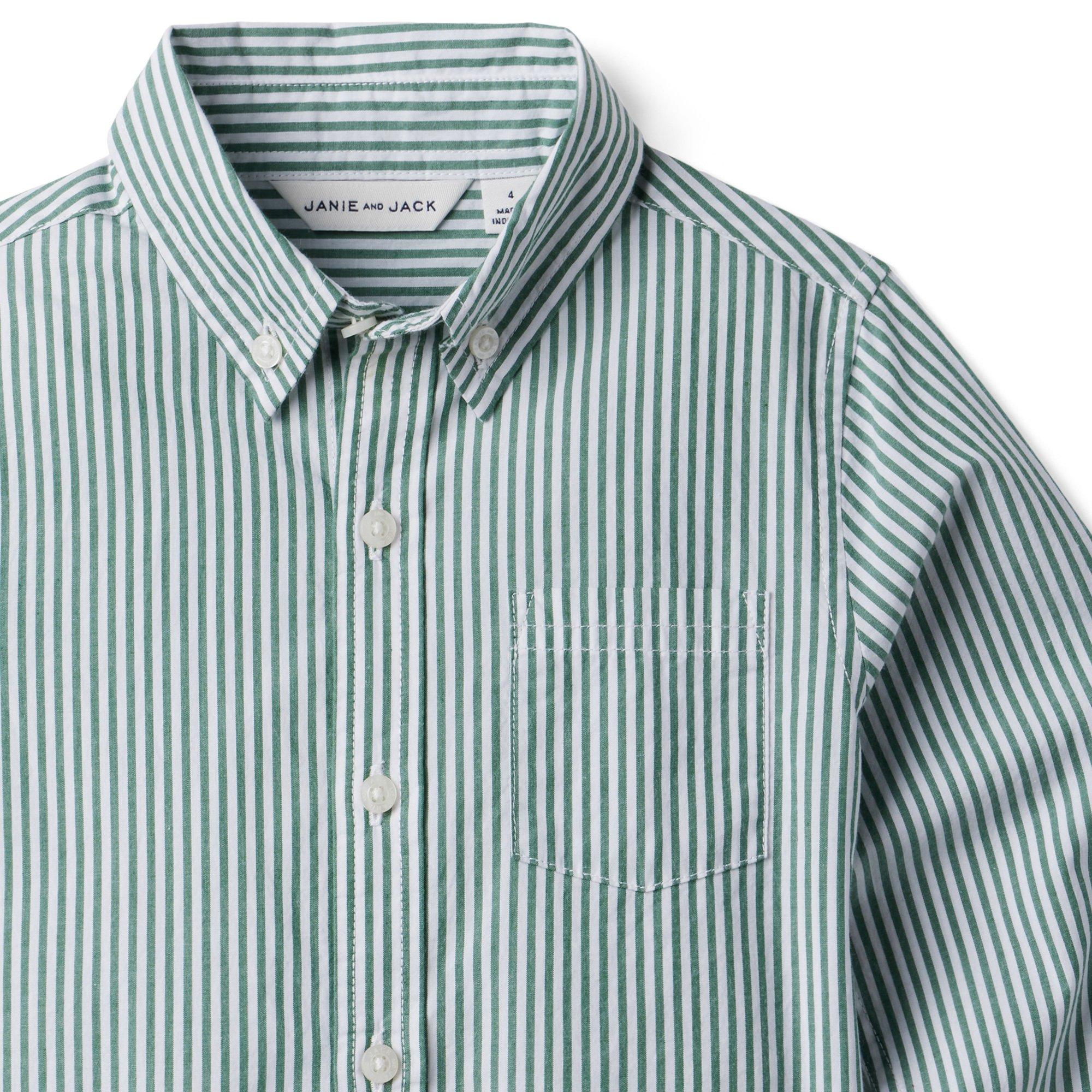 Striped Poplin Shirt image number 3