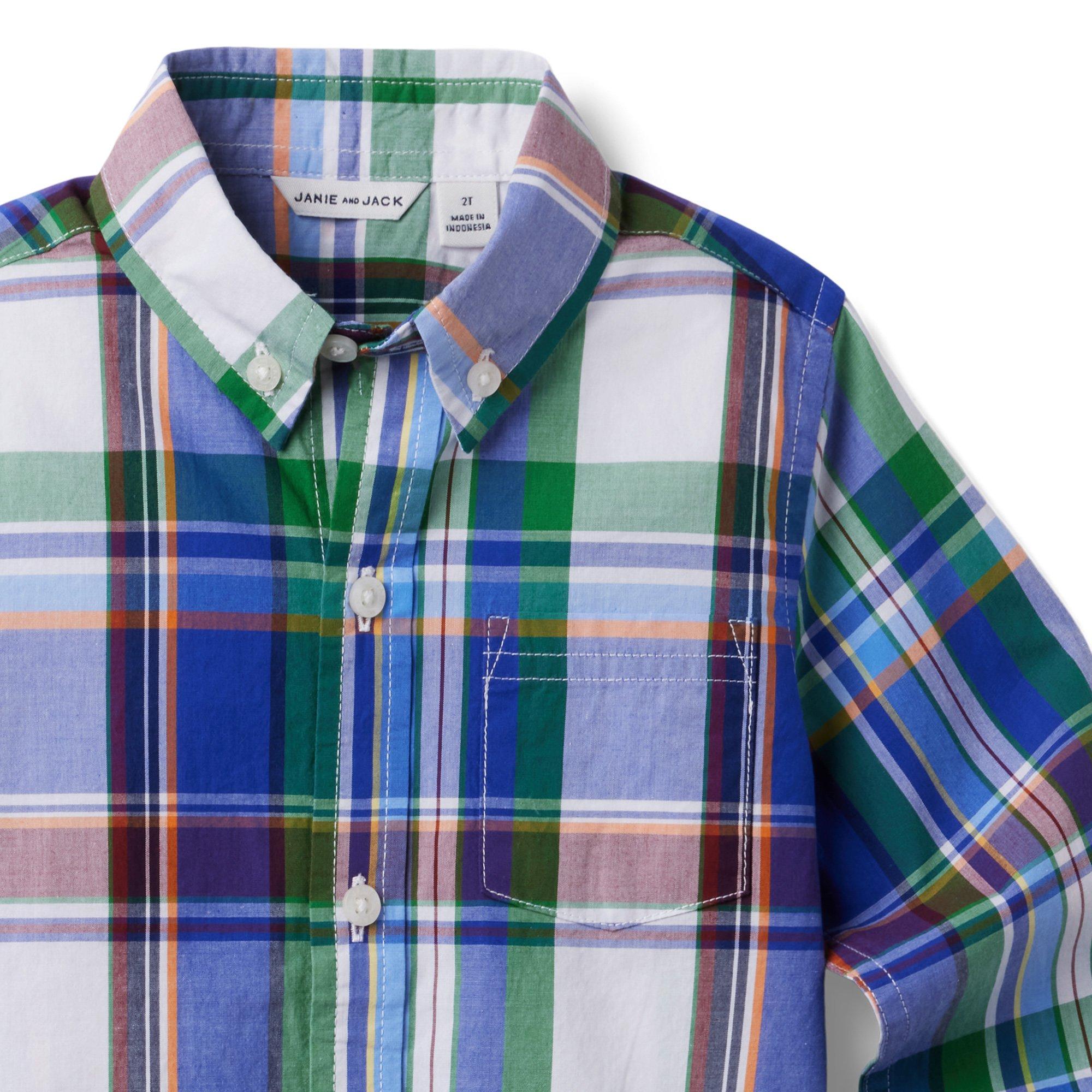 Plaid Poplin Shirt image number 3