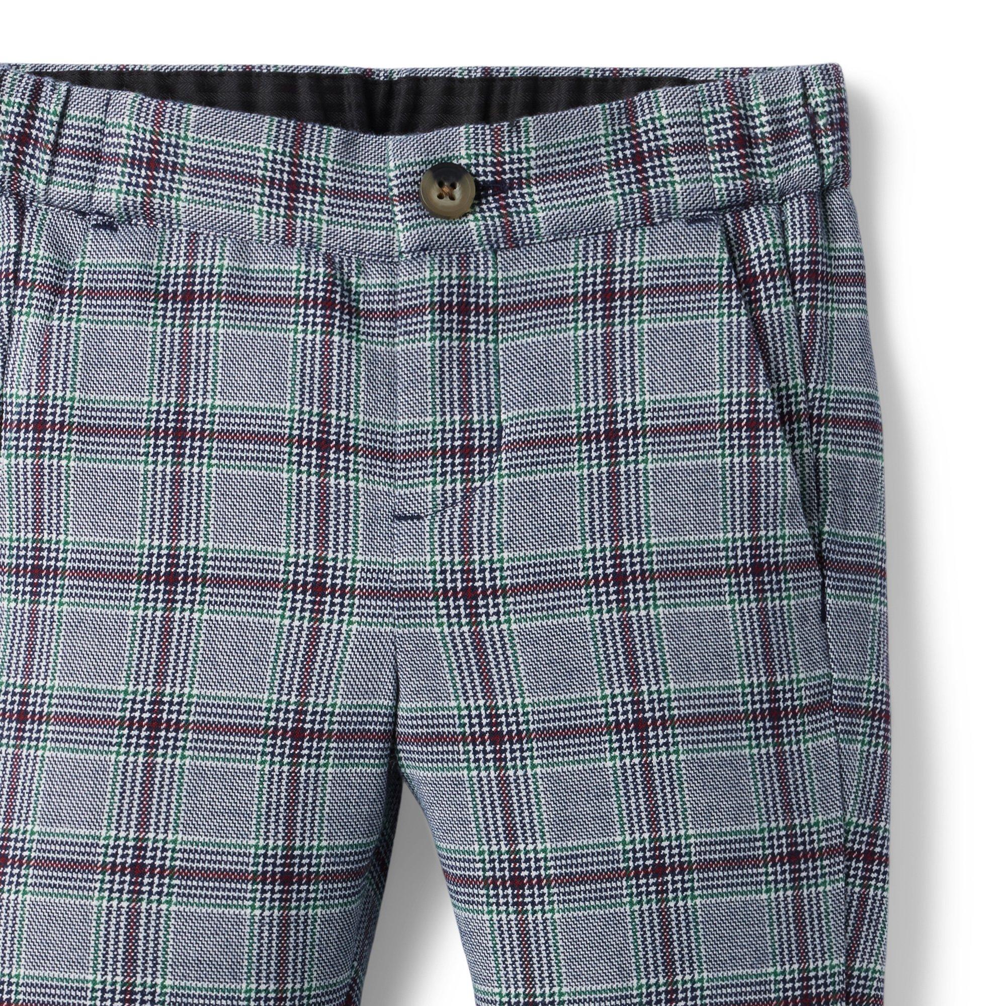 Plaid Pull-On Button Pant image number 2