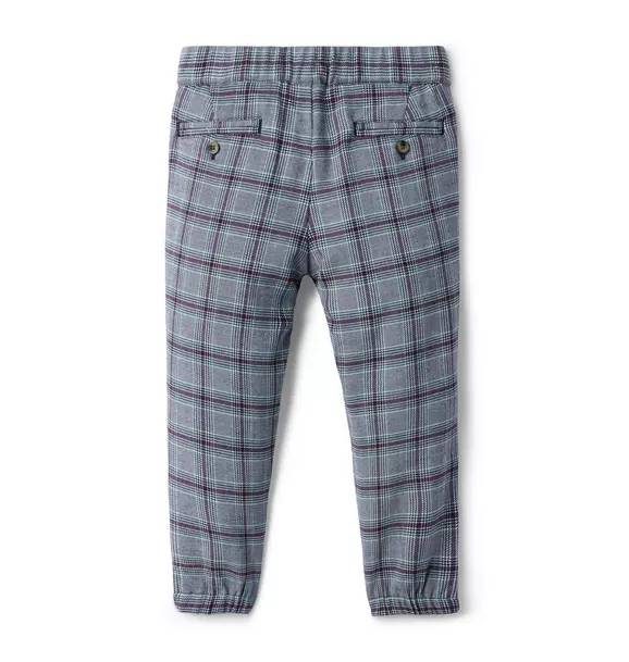 Plaid Pull-On Button Pant image number 1
