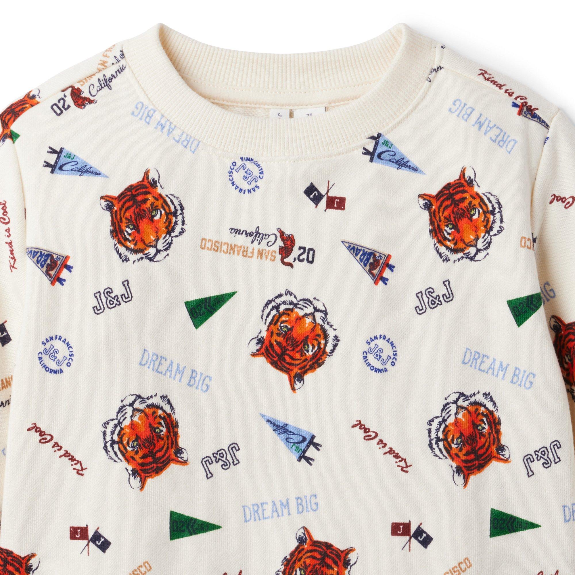 Tiger Flag French Terry Sweatshirt image number 2