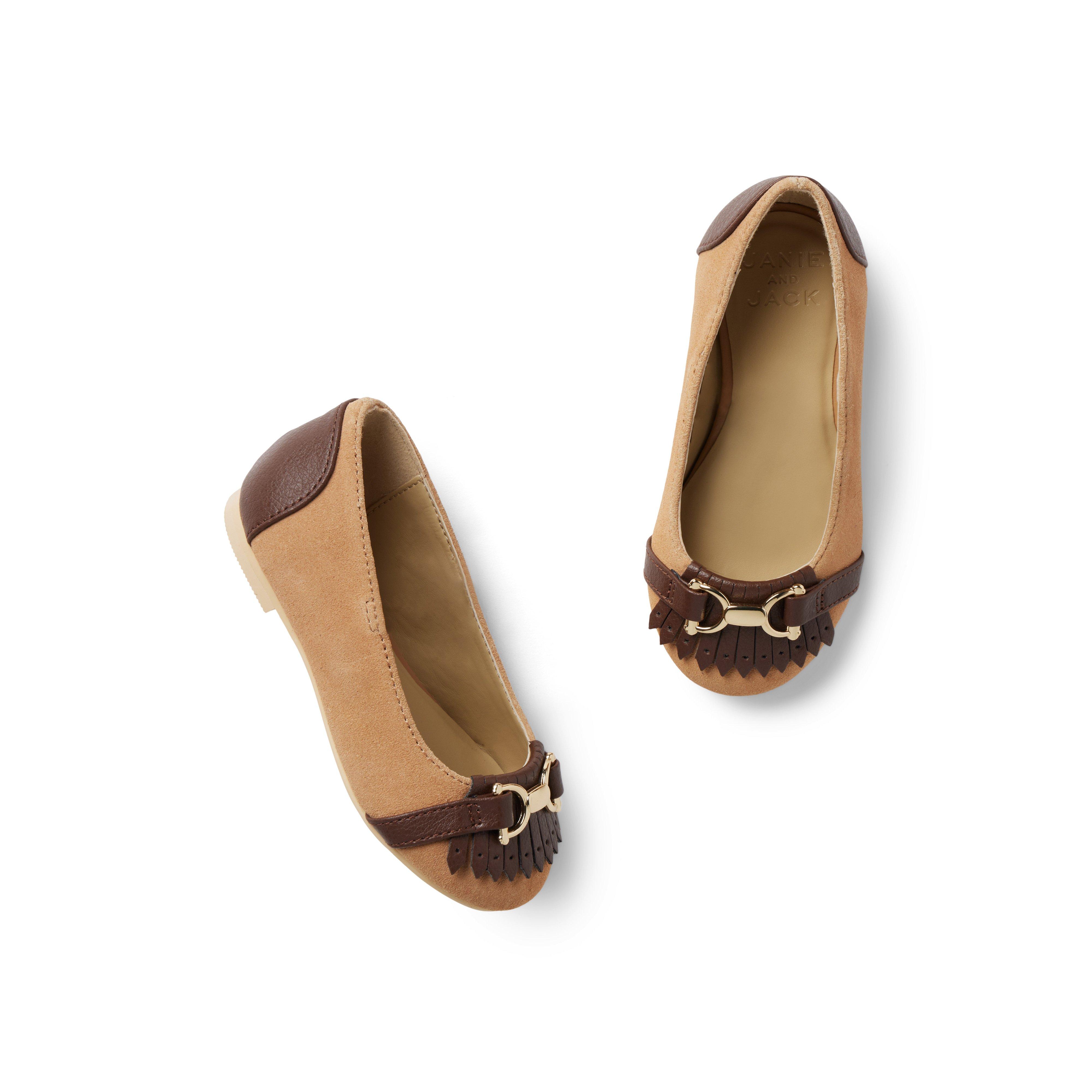 SUEDE BRIDLE BIT FLAT