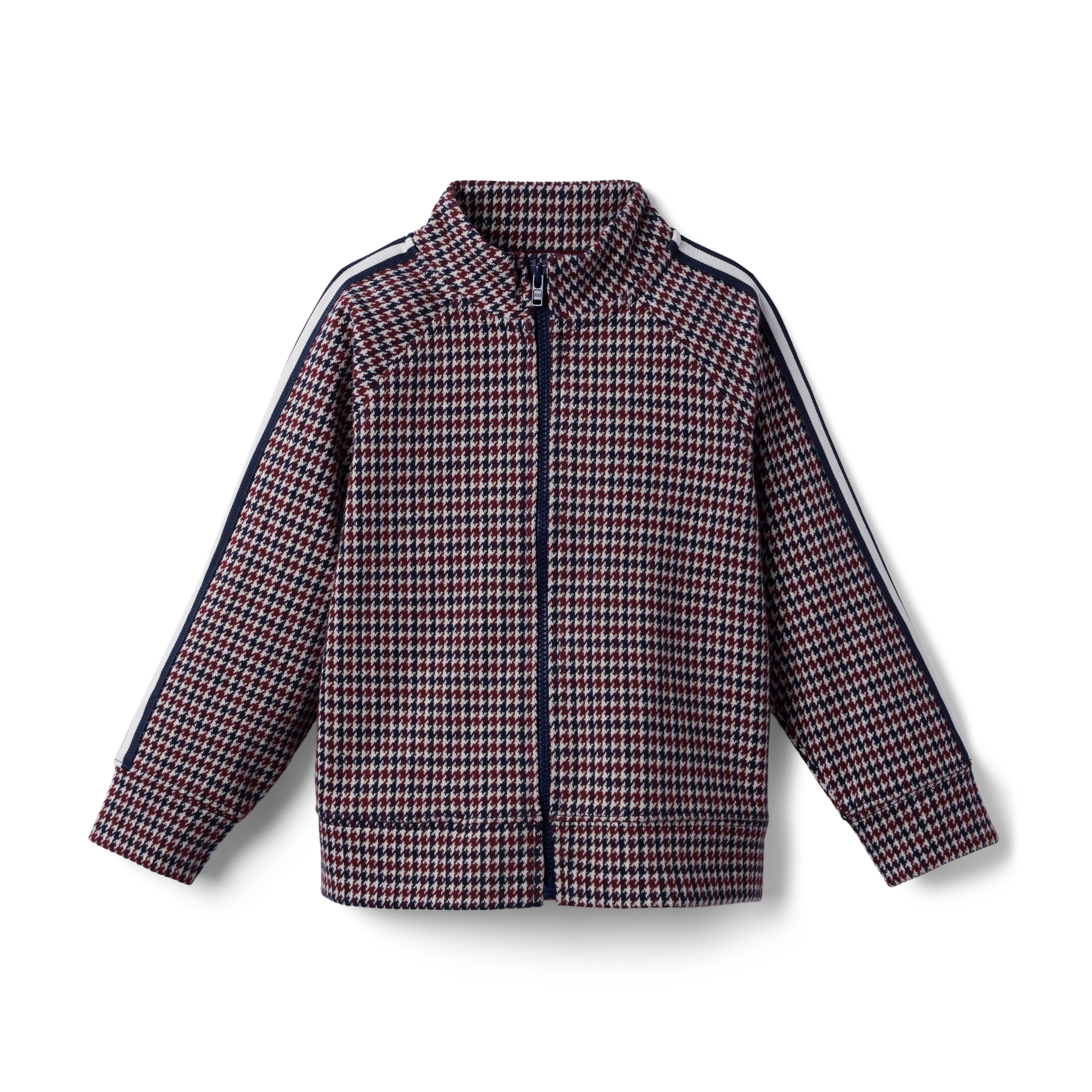 Houndstooth Jacquard Jacket
