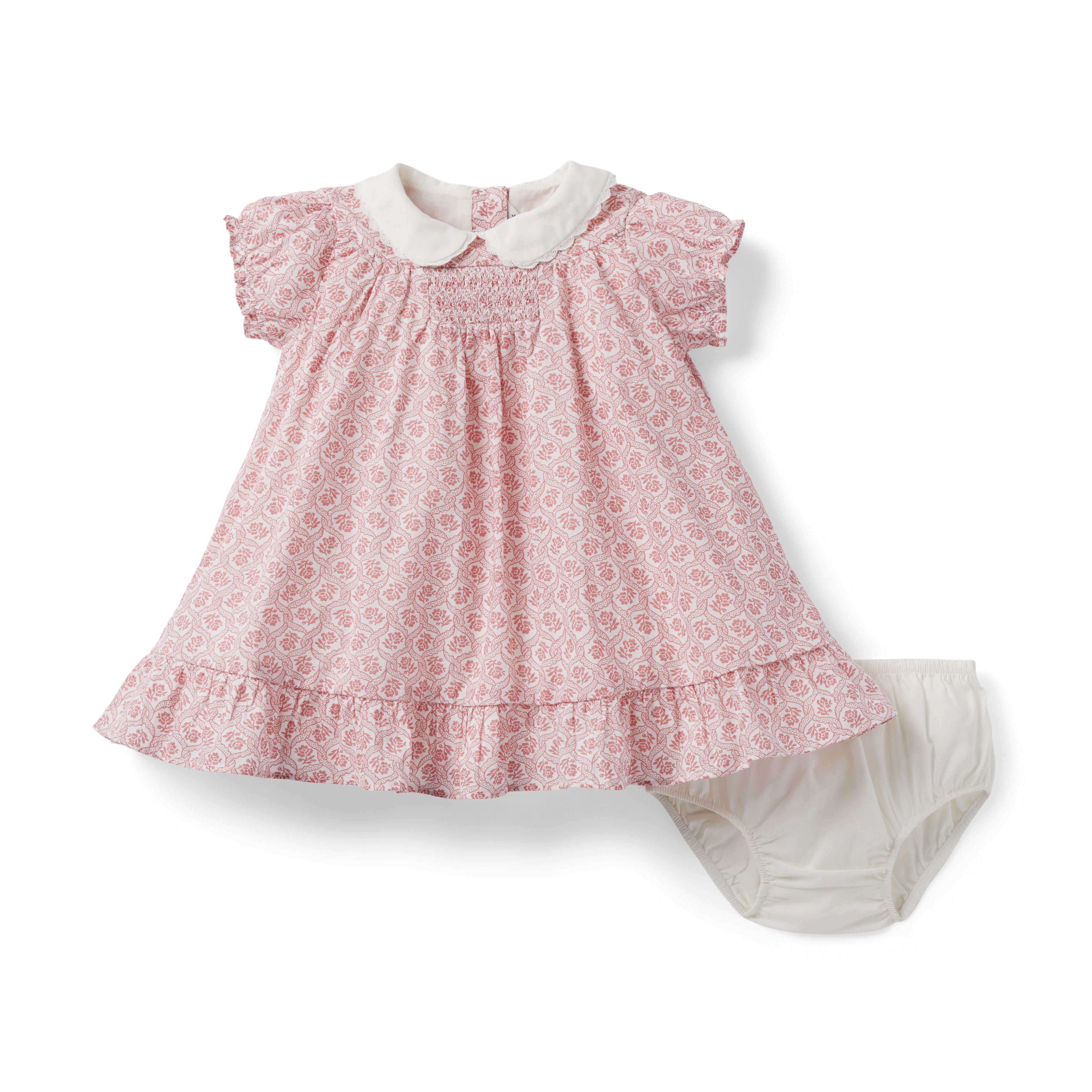 Baby Floral Smocked Dress image number 2