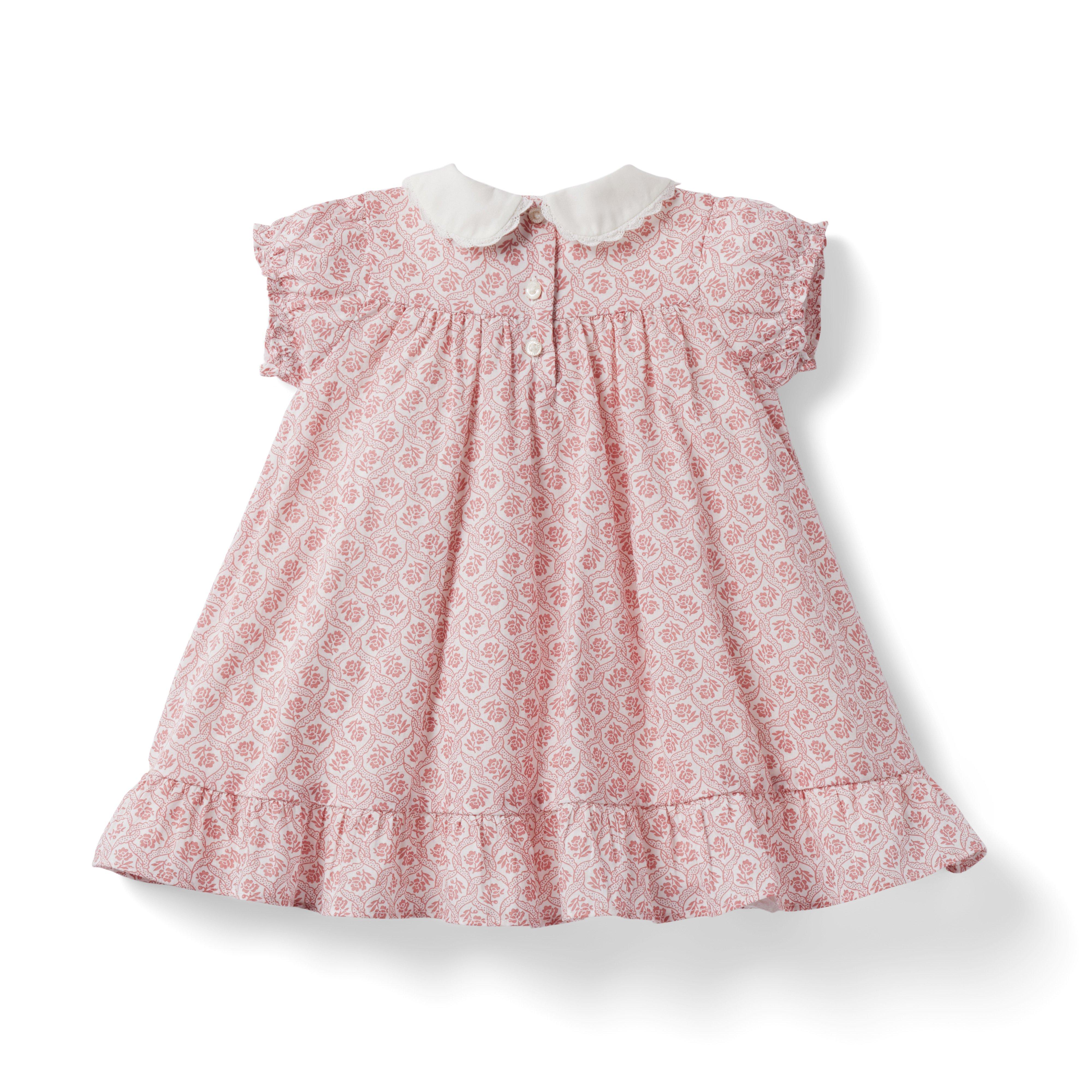 Baby Floral Smocked Dress image number 1