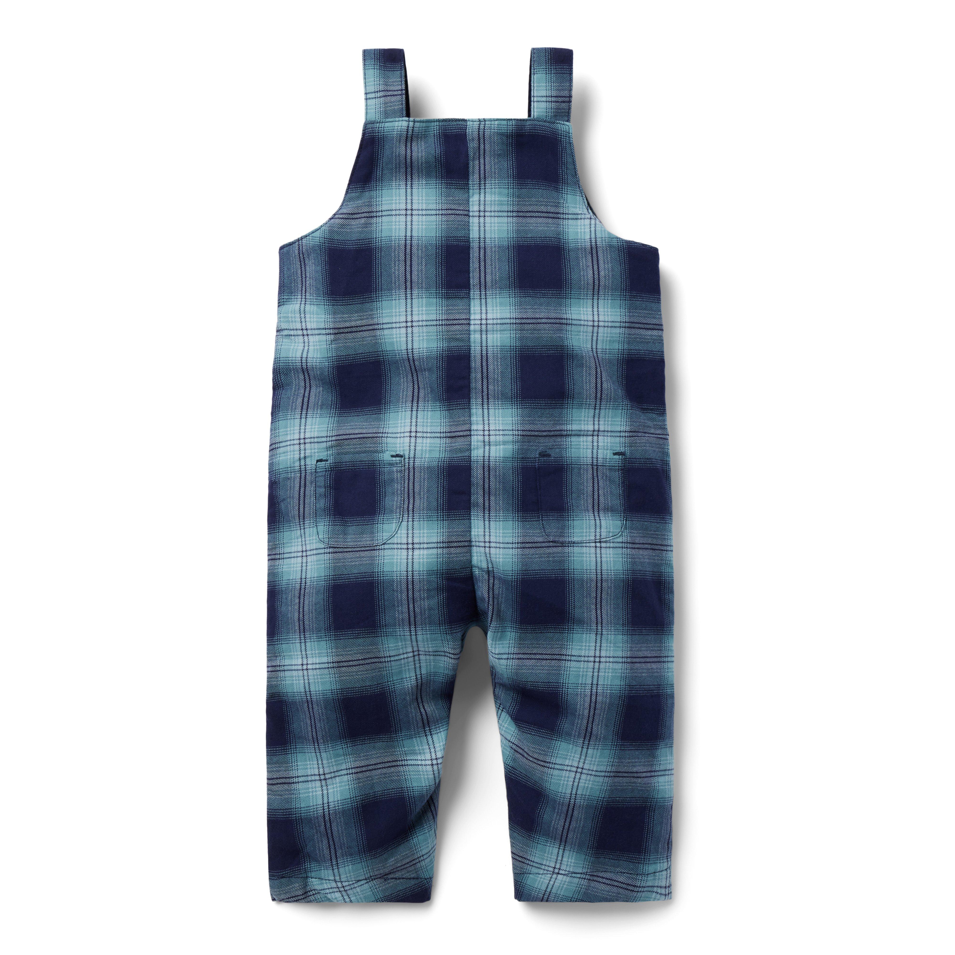 Baby Plaid Twill Overall image number 1