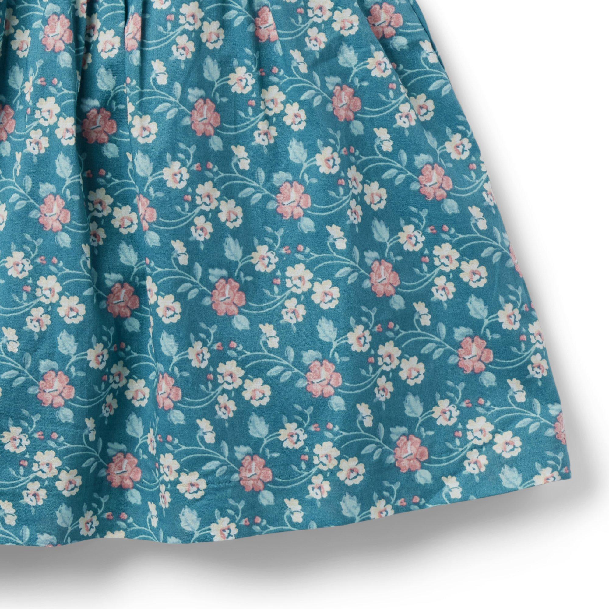 Baby Floral Scallop Collar Dress image number 4