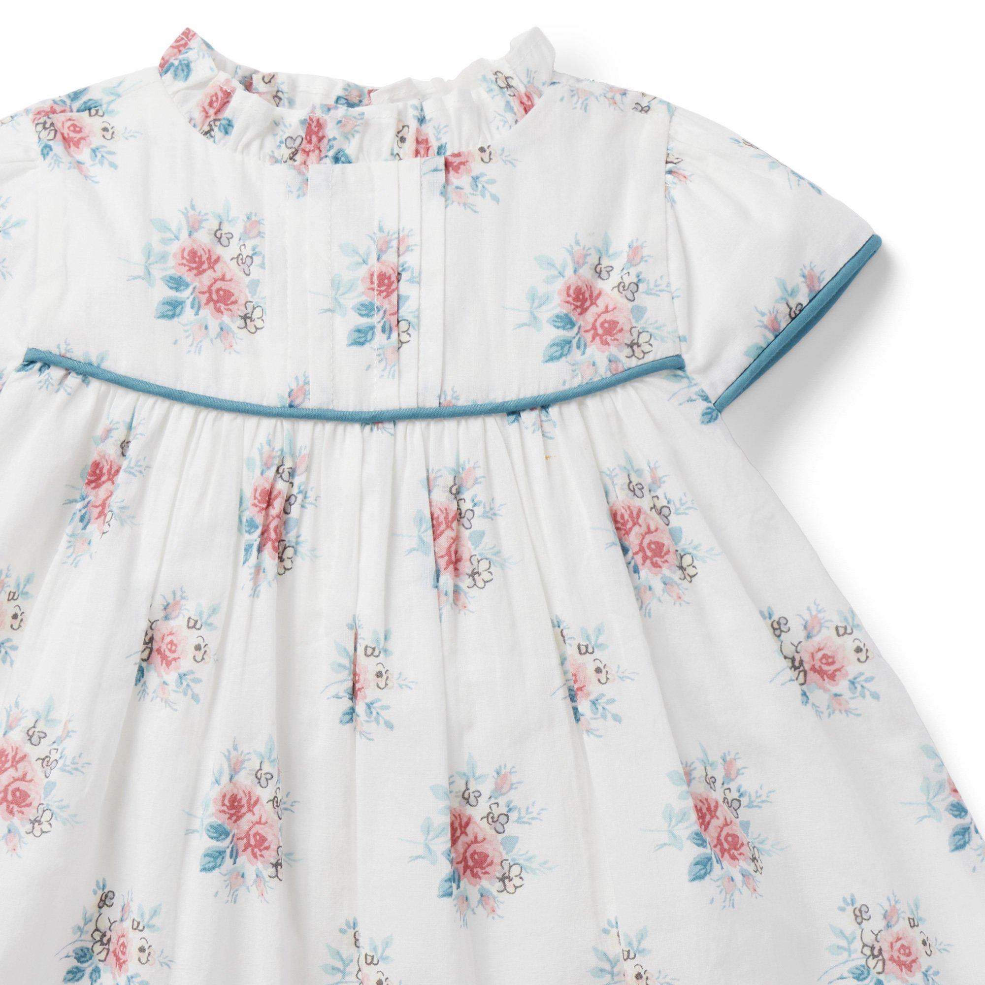 Baby Floral Pintuck Dress image number 3