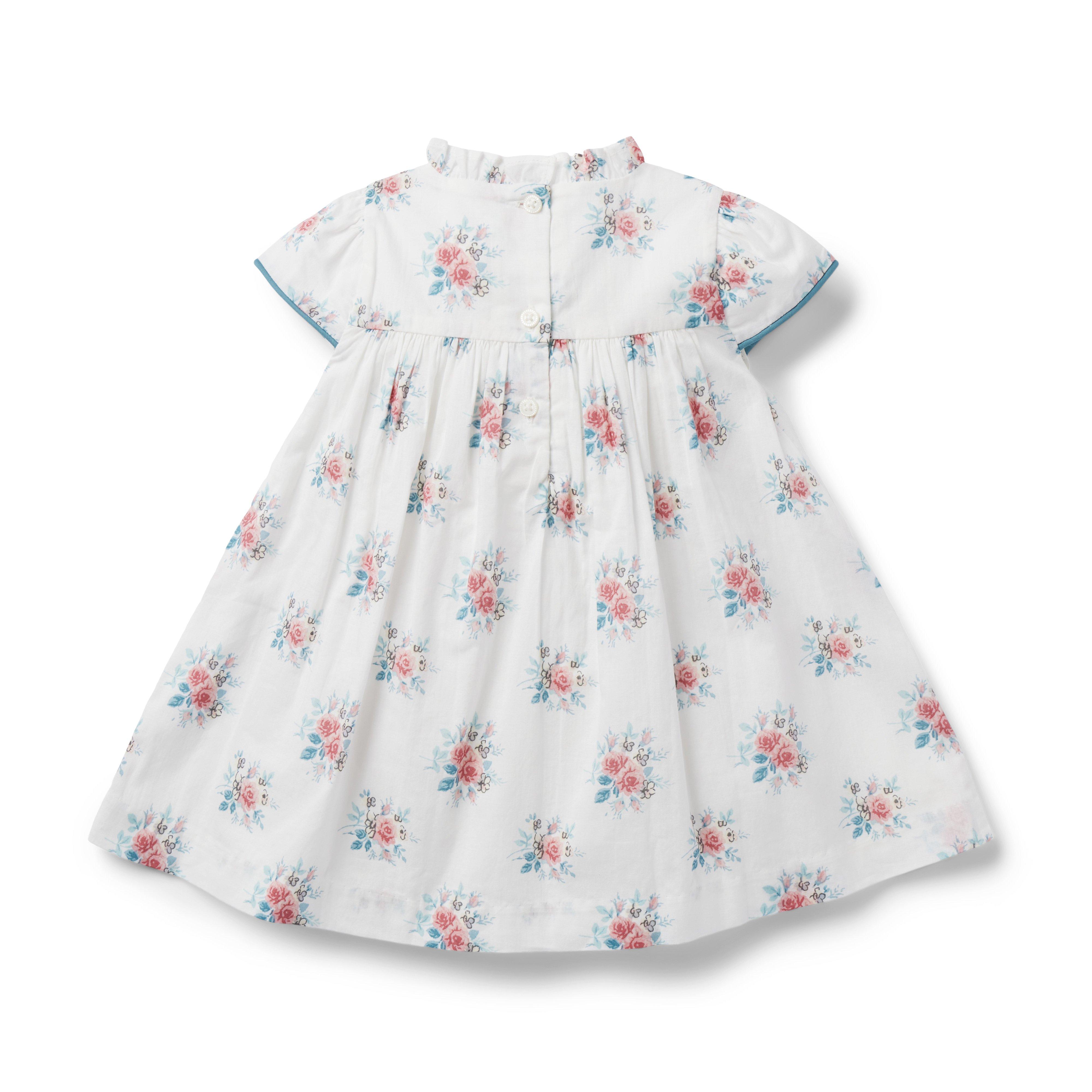 Baby Floral Pintuck Dress image number 1