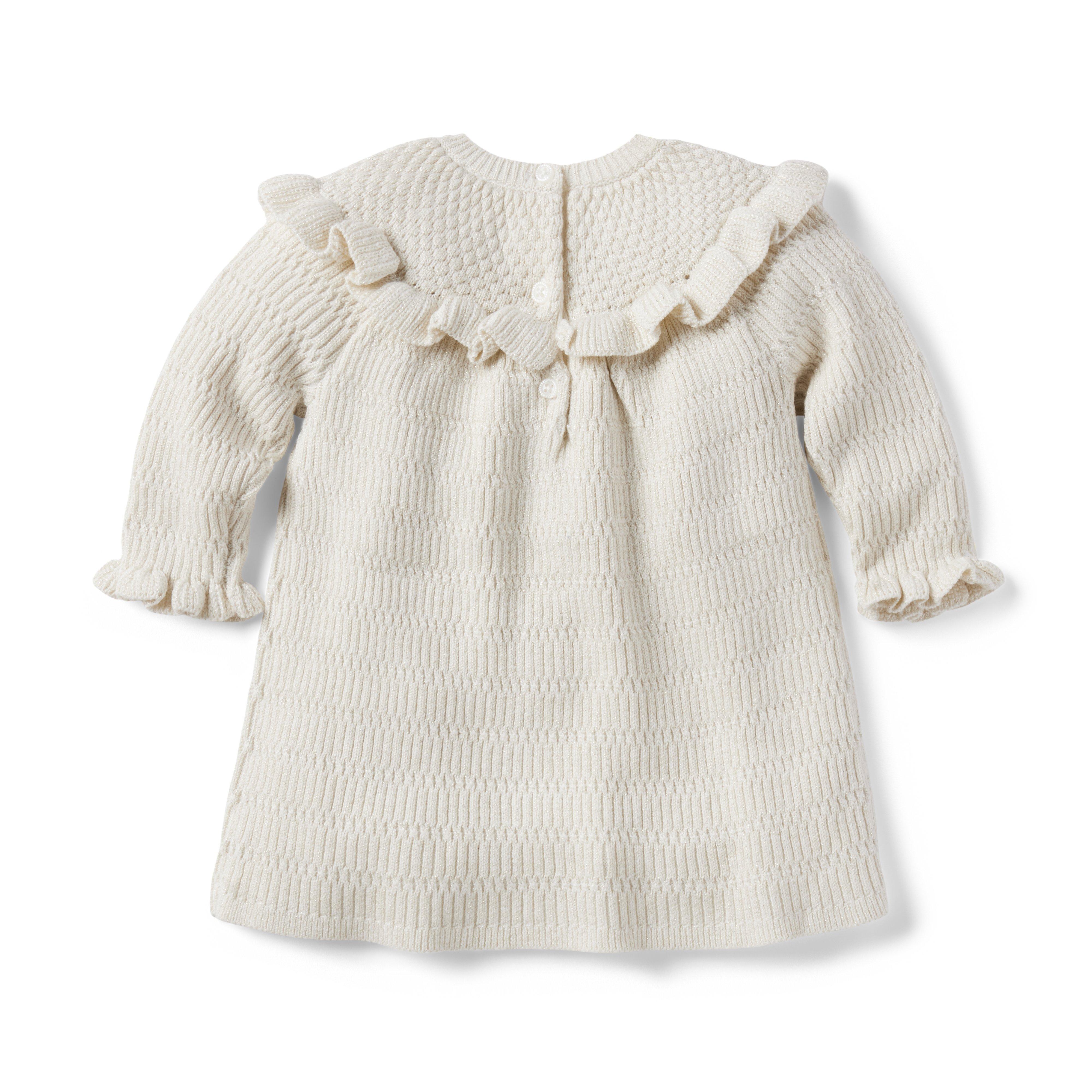 Baby Rose Ruffle Sweater Dress image number 1