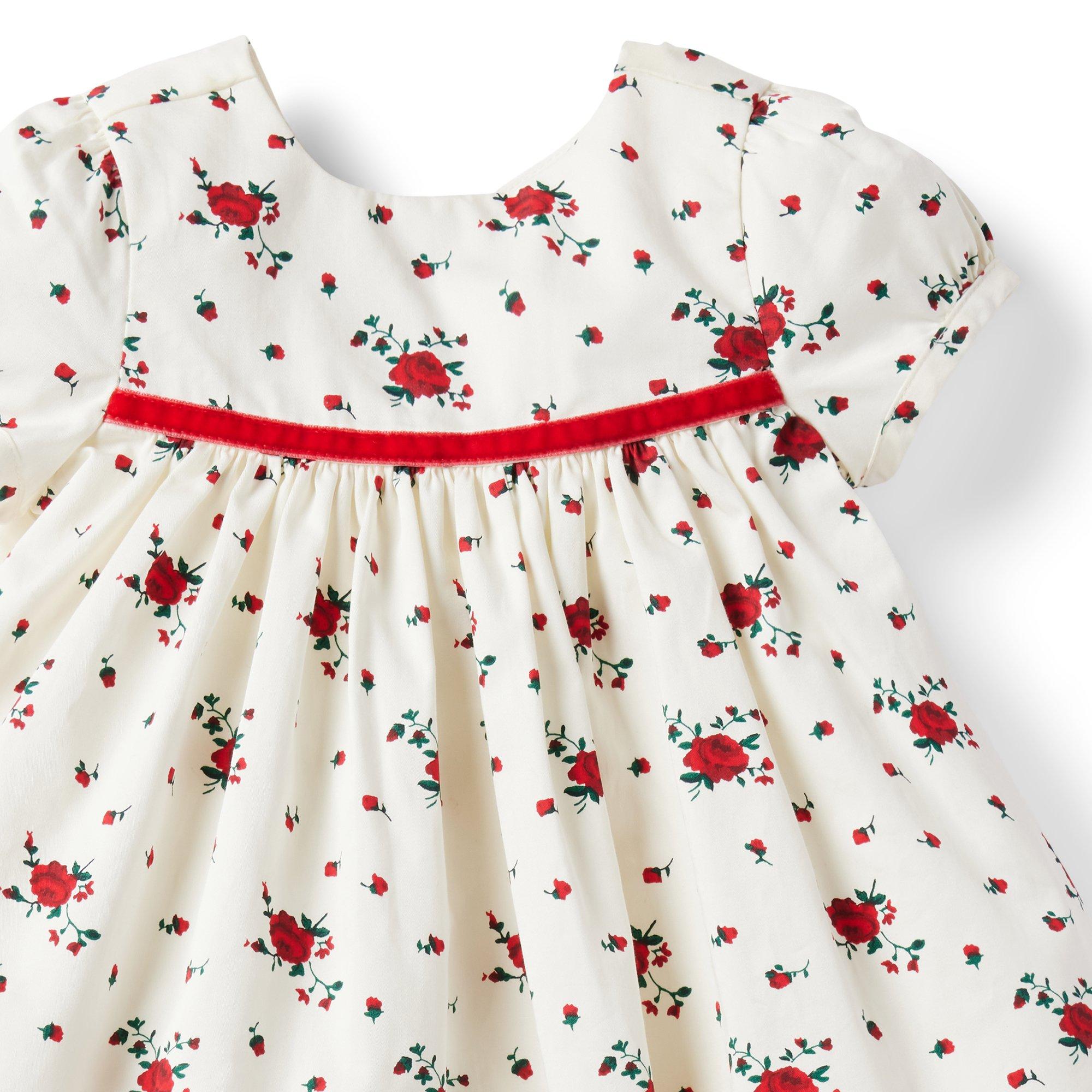 Baby Rose Puff Sleeve Dress image number 4