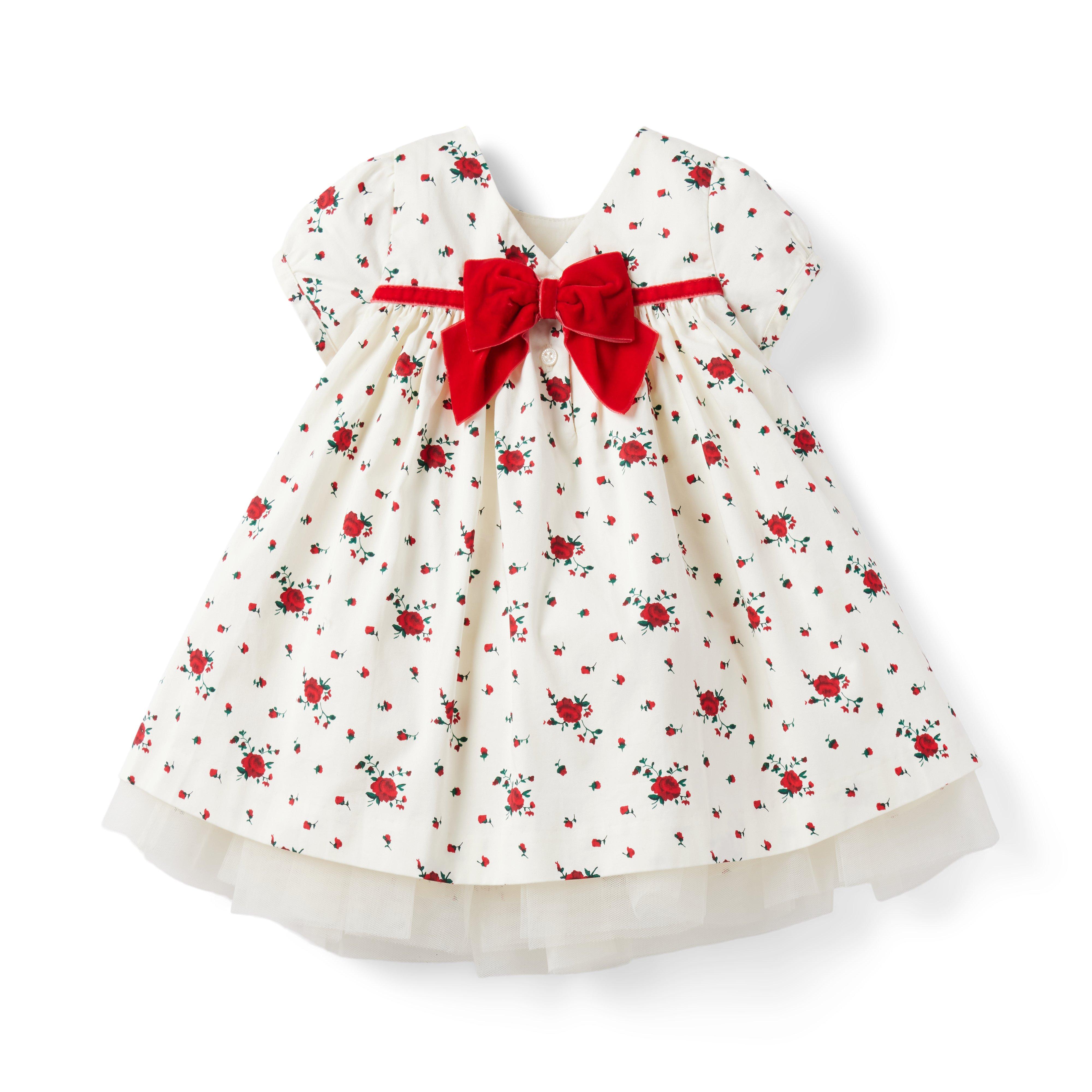 Baby Rose Puff Sleeve Dress image number 1