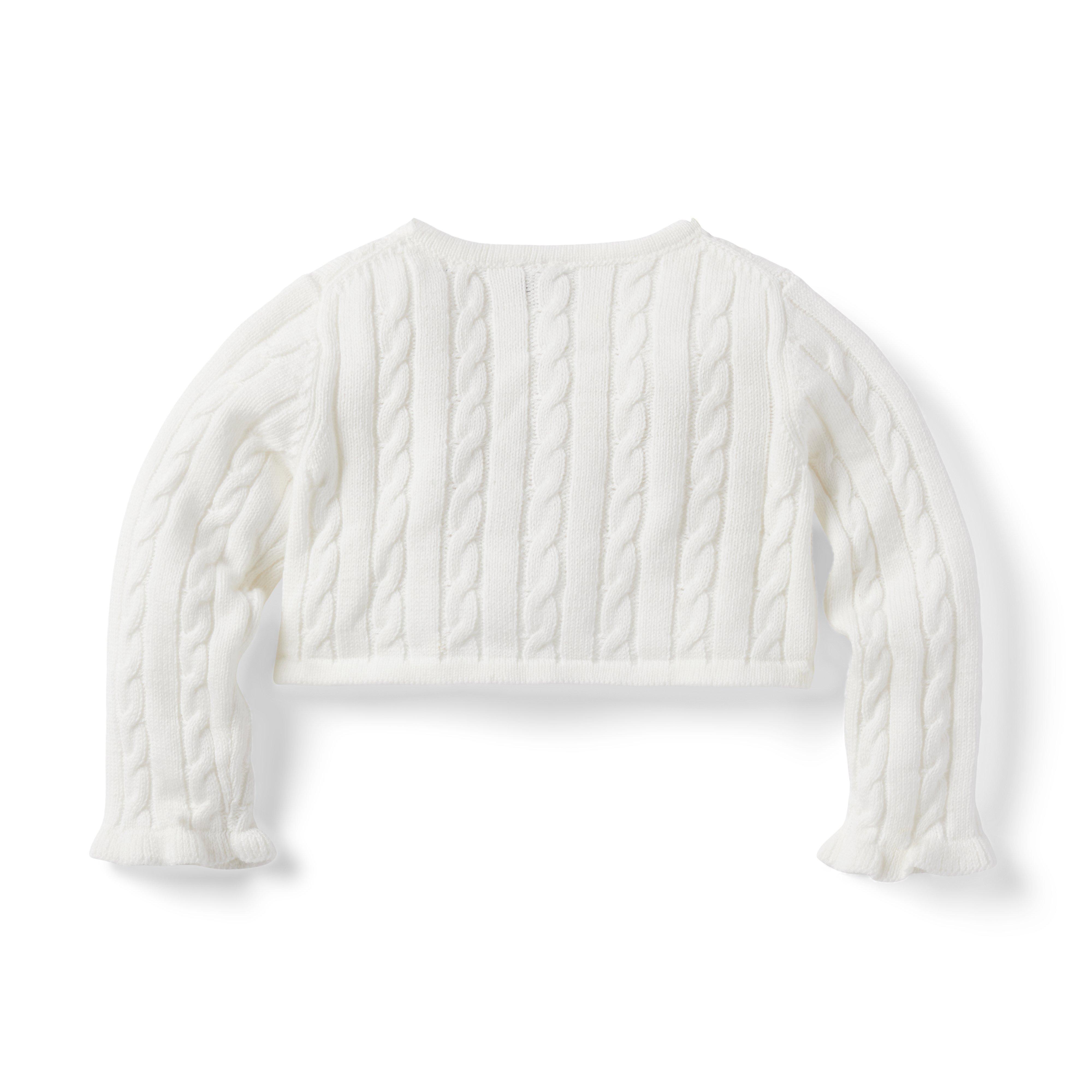 Baby Cropped Cable Knit Cardigan image number 1