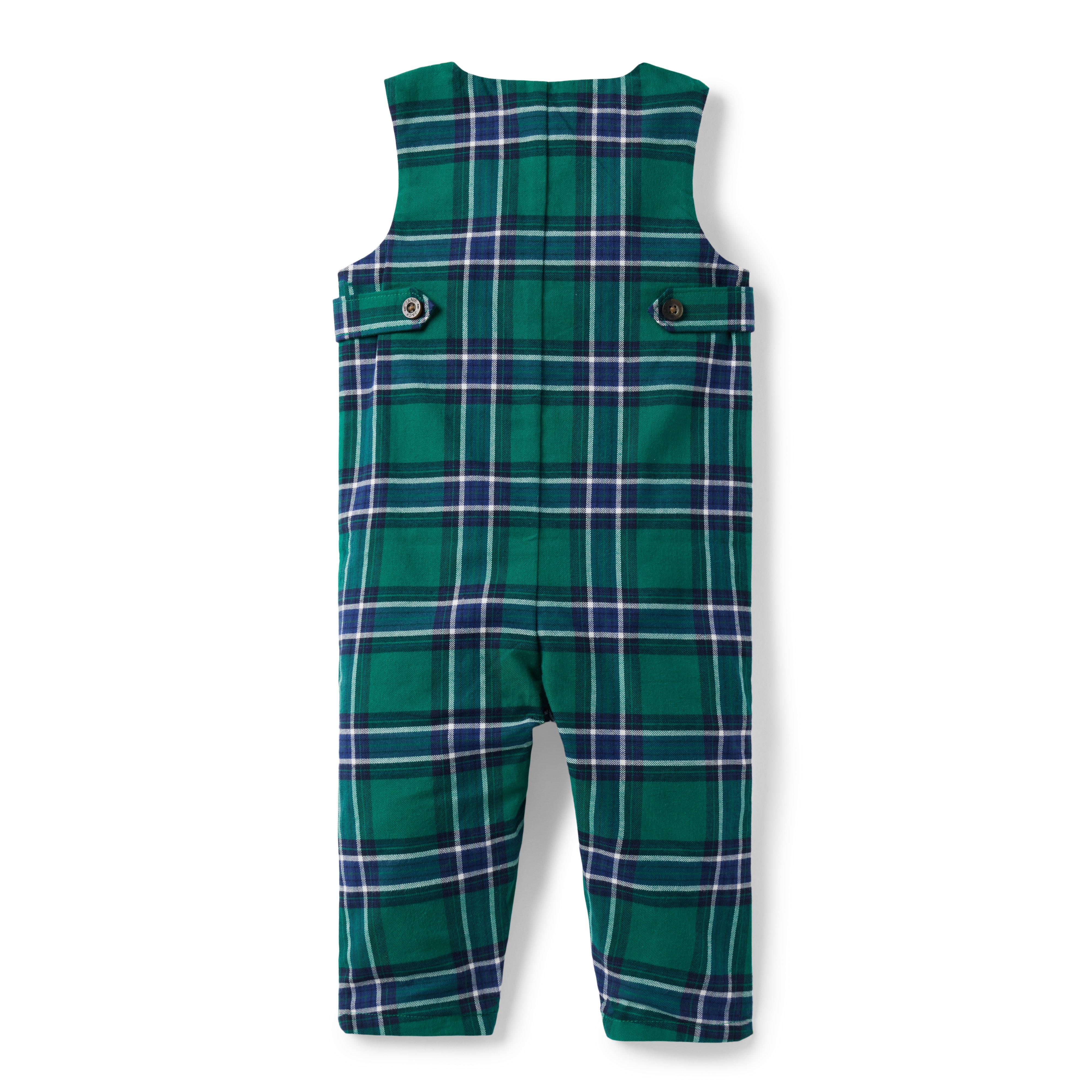 Baby Plaid Twill Overall image number 1