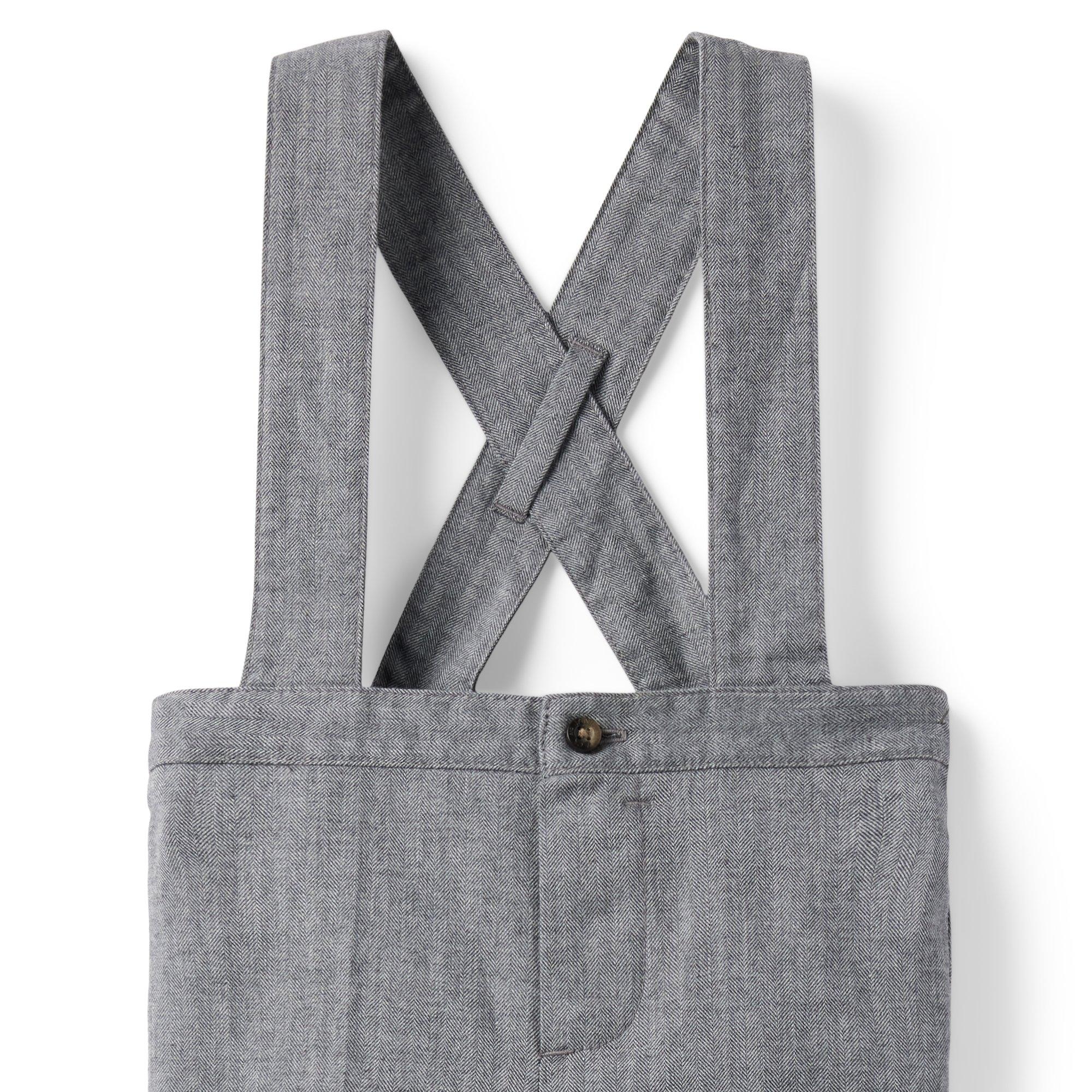 Baby Herringbone Suspender Pant image number 2