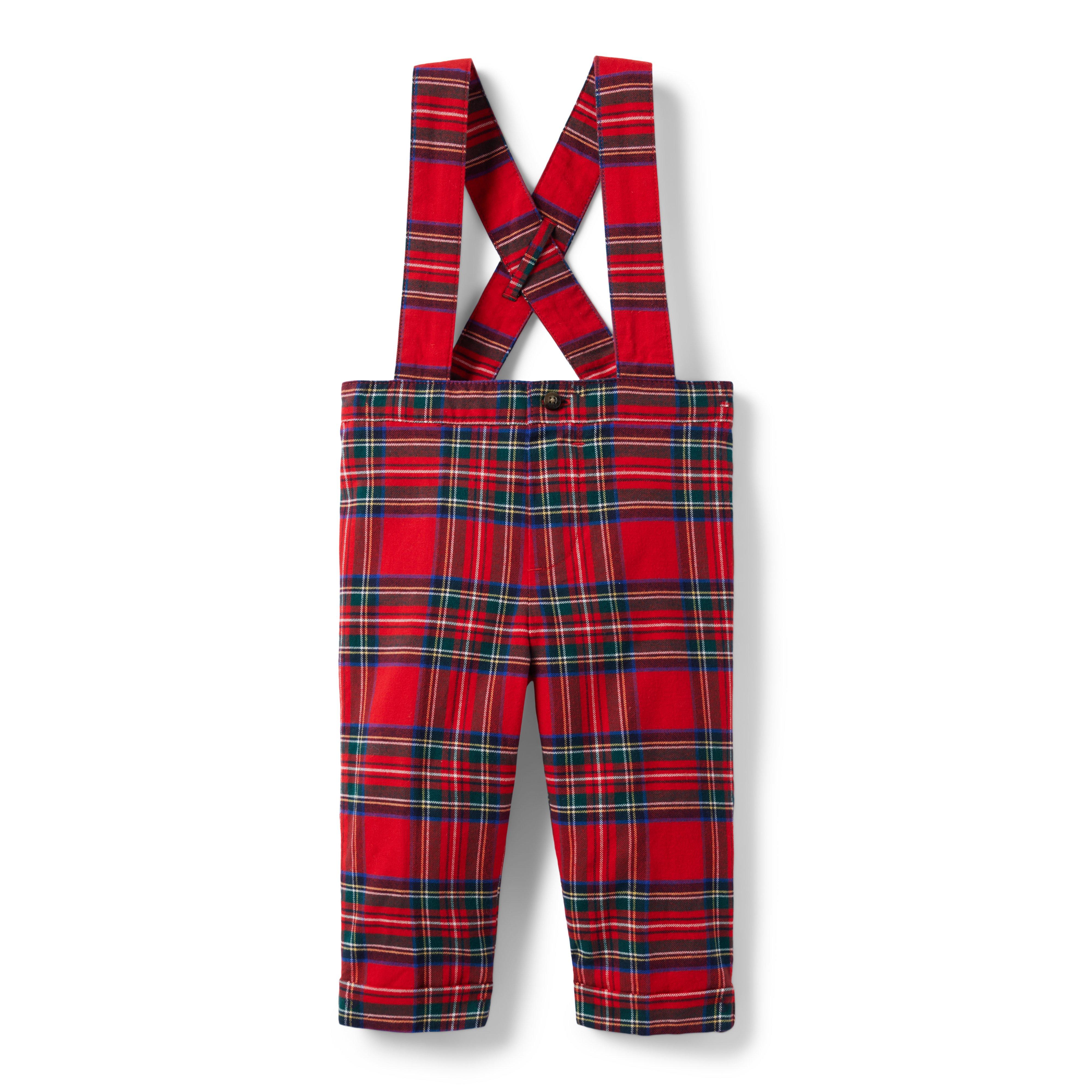 Baby Plaid Suspender Pant image number 0