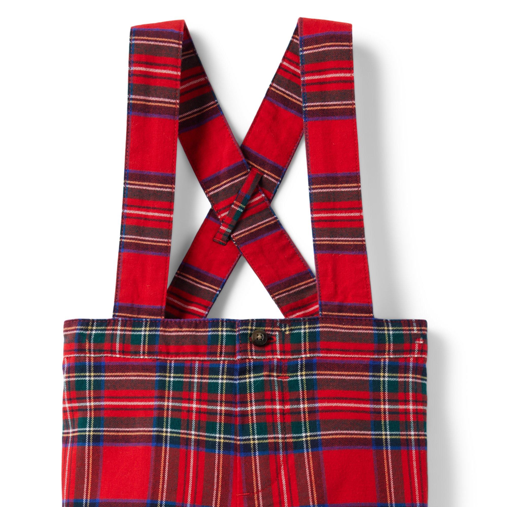 Baby Plaid Suspender Pant image number 2