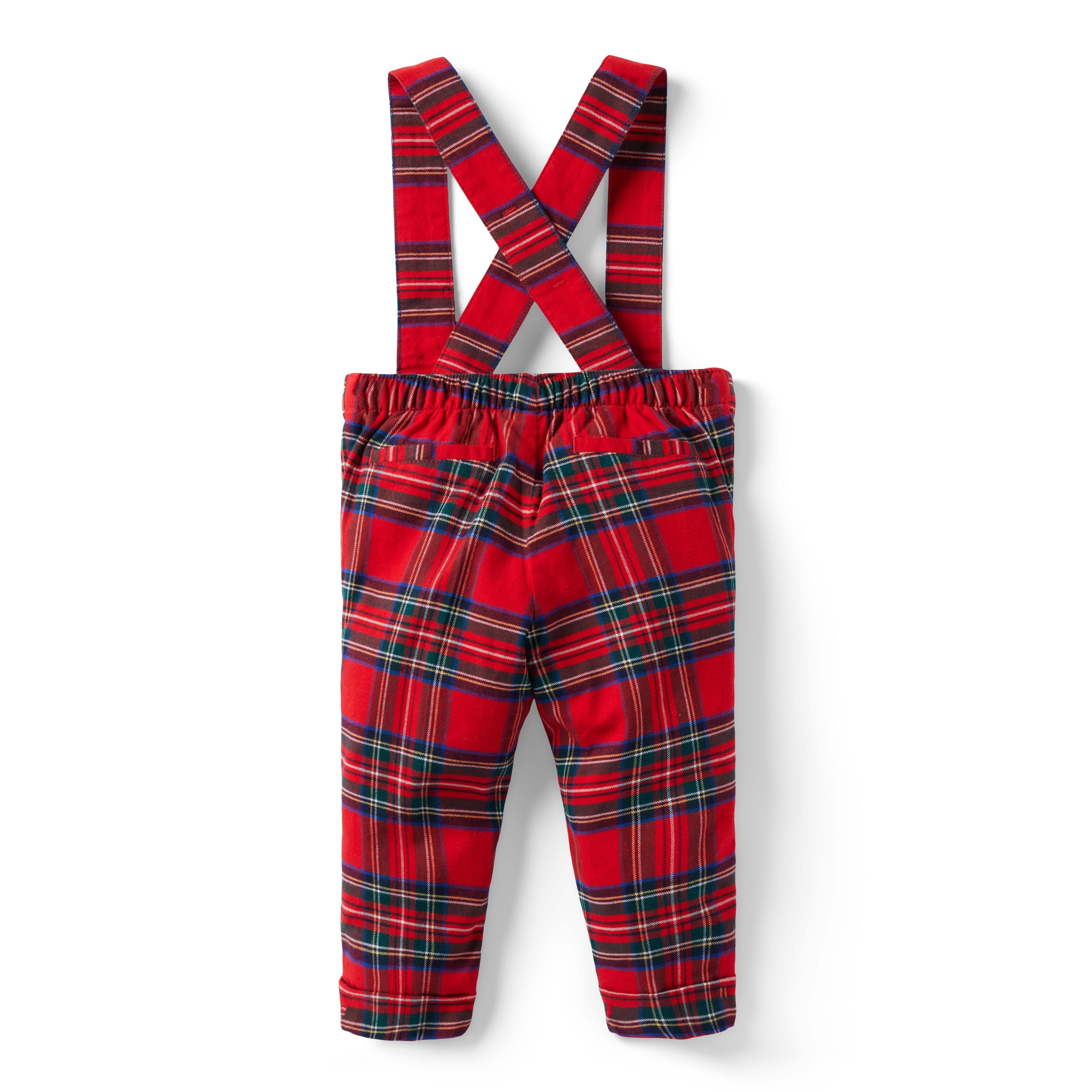 Baby Plaid Suspender Pant image number 1