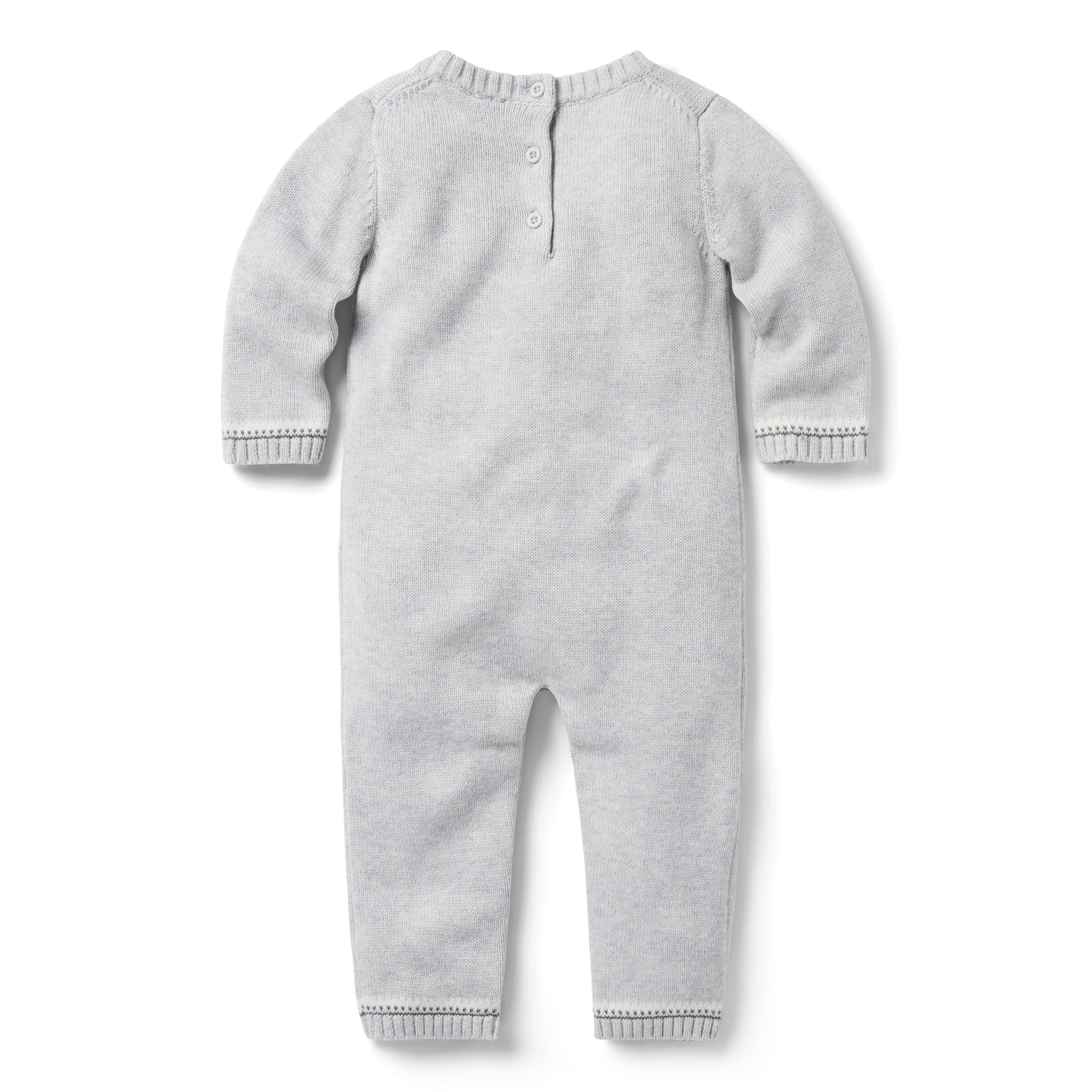 Baby Reindeer Sweater One-Piece image number 2