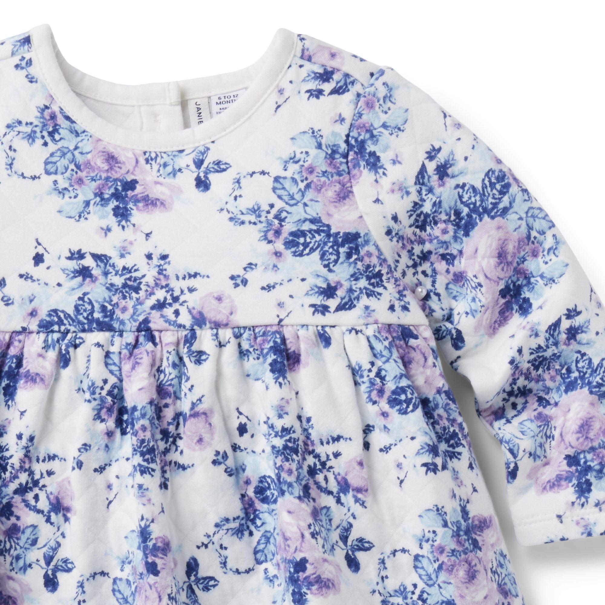 Baby Floral Quilted Dress image number 2