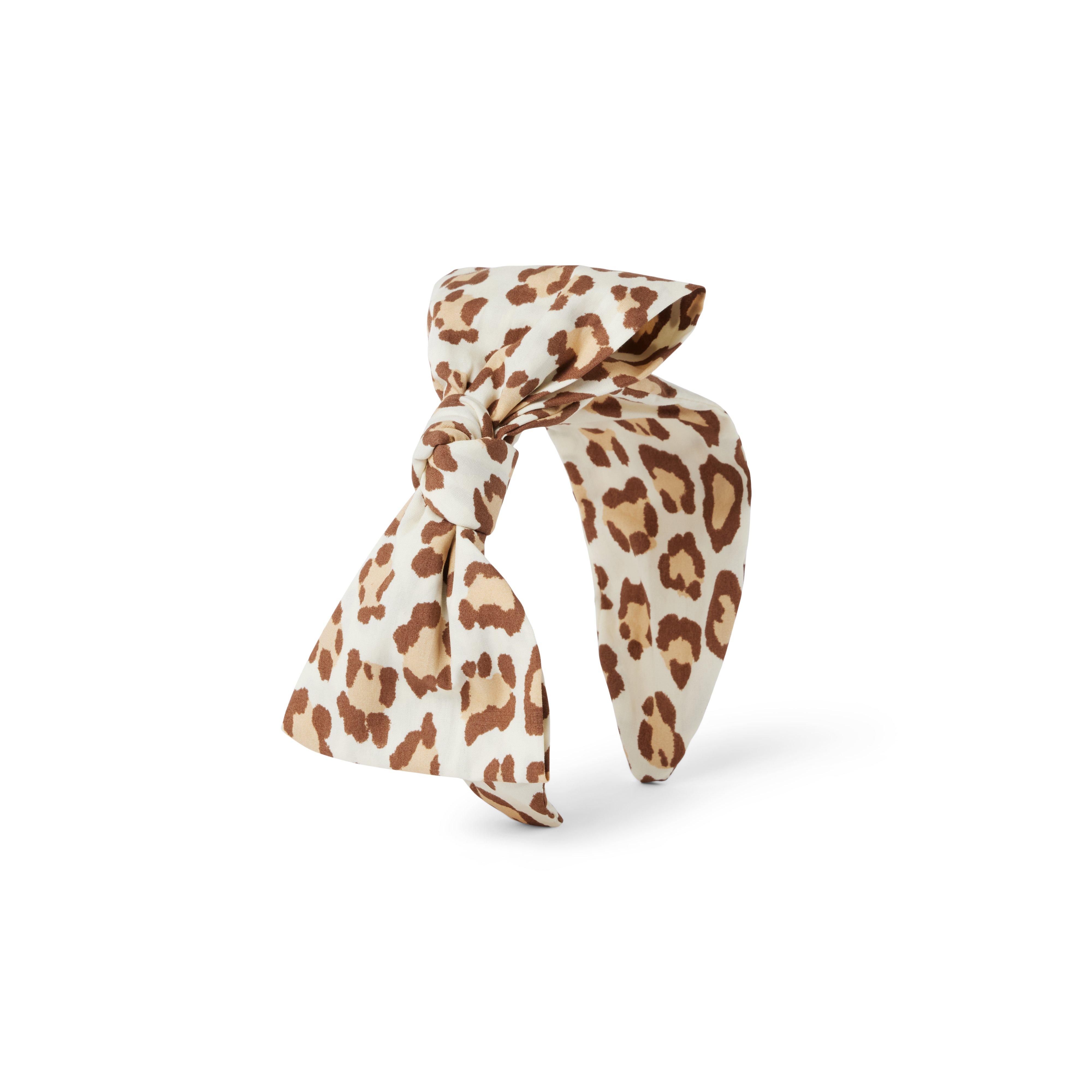 Leopard Bow Headband