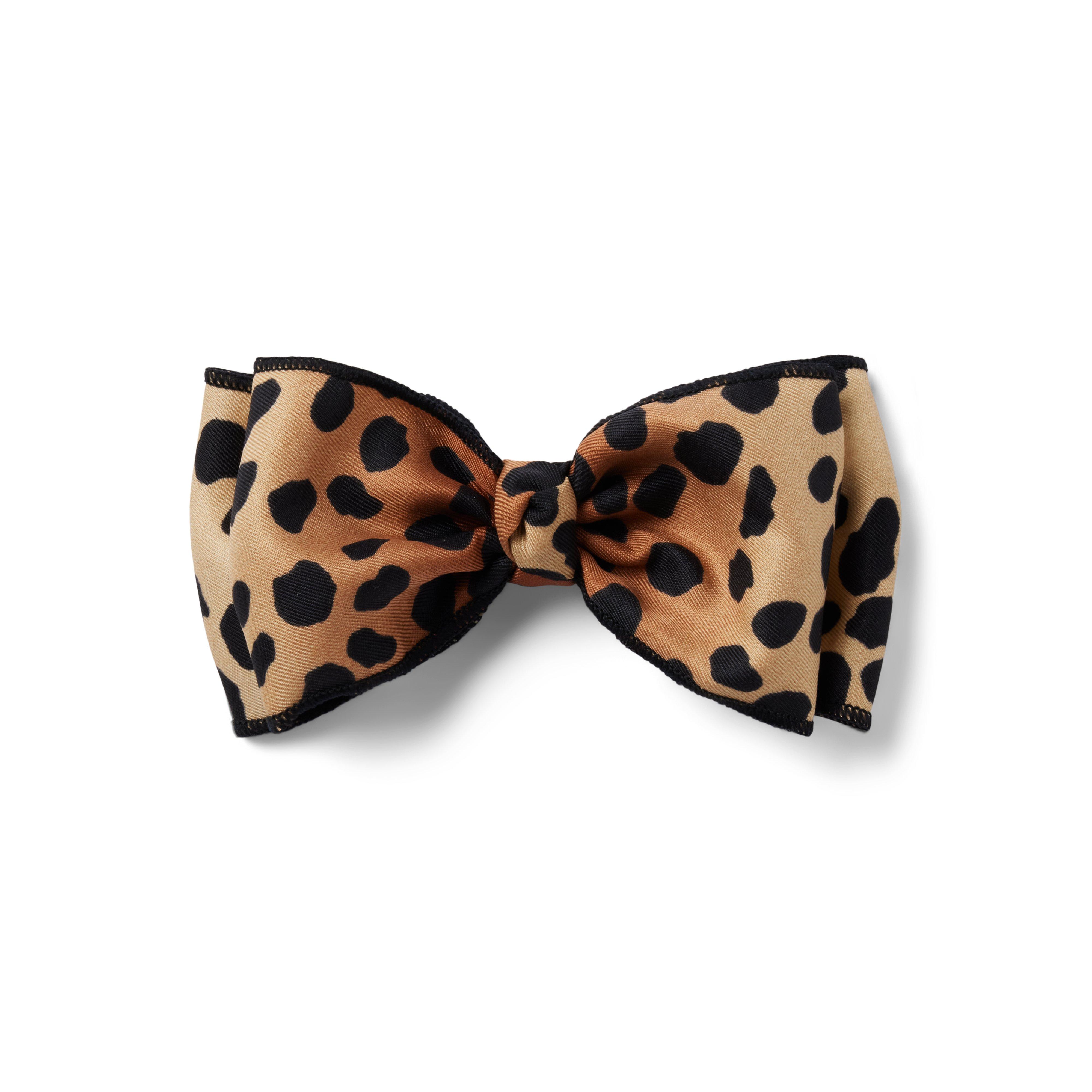 Leopard Bow Barrette image number 0