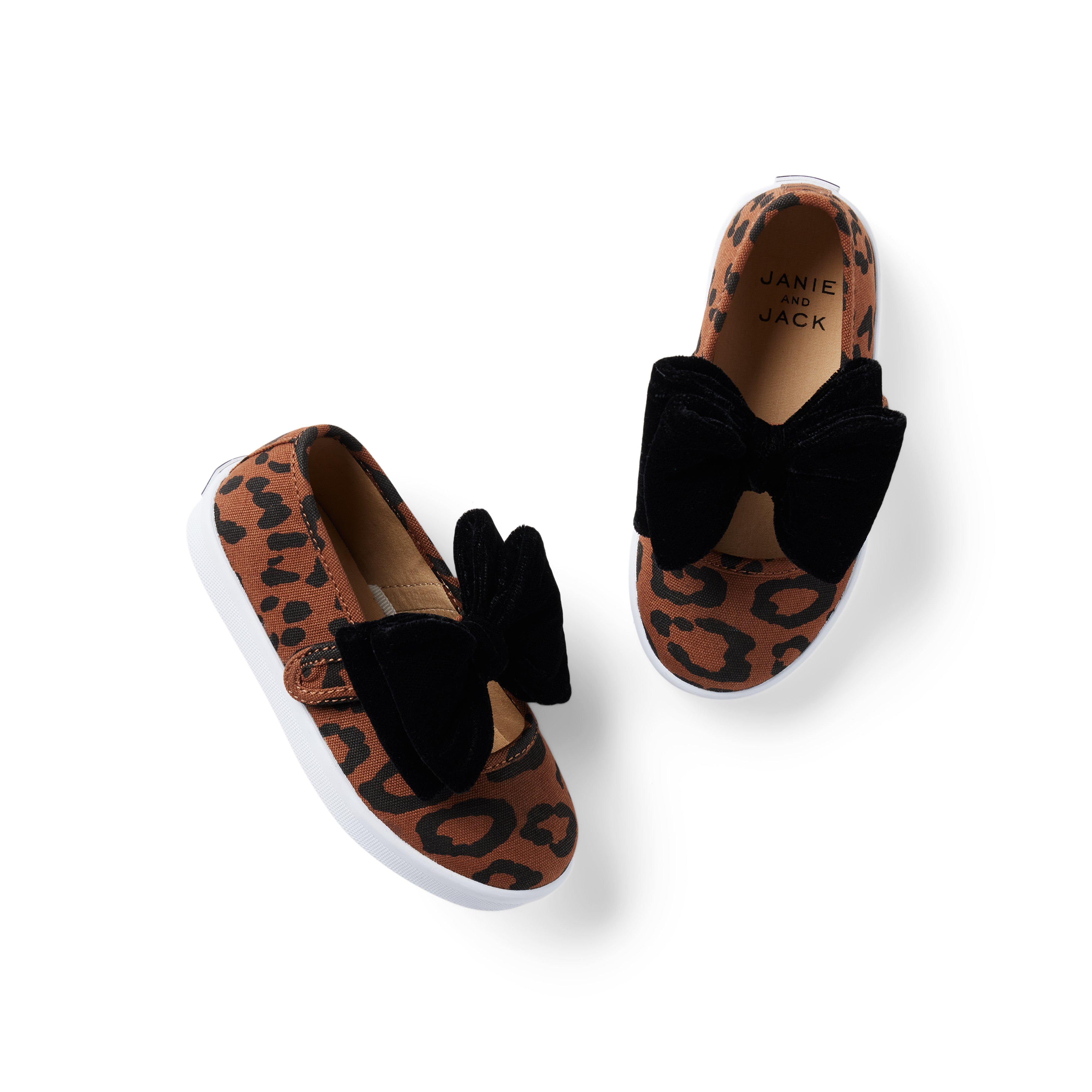 Leopard Bow Sneaker