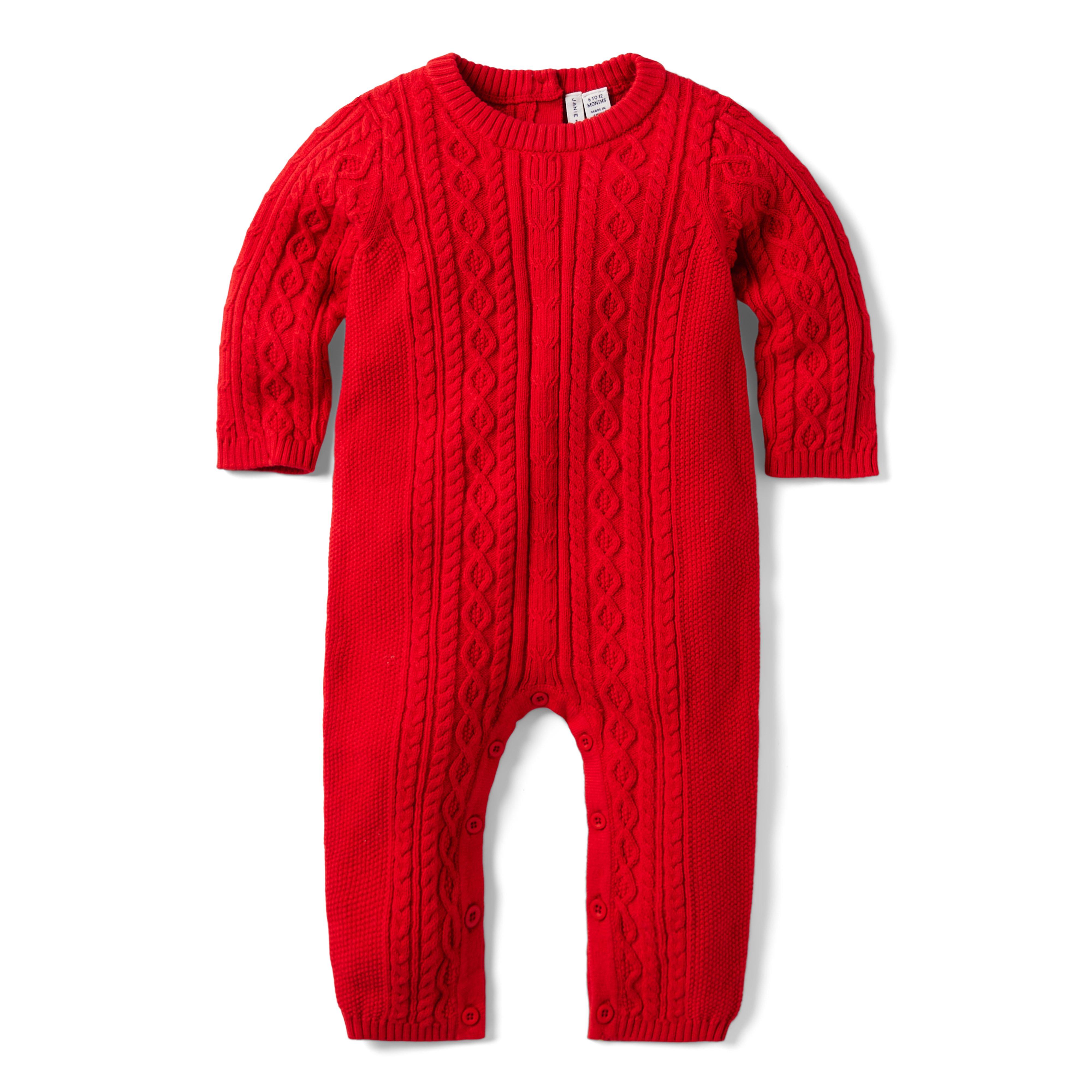 Baby Cable Knit One-Piece