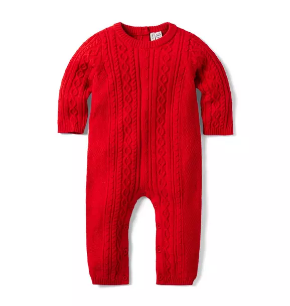 Baby Cable Knit One-Piece