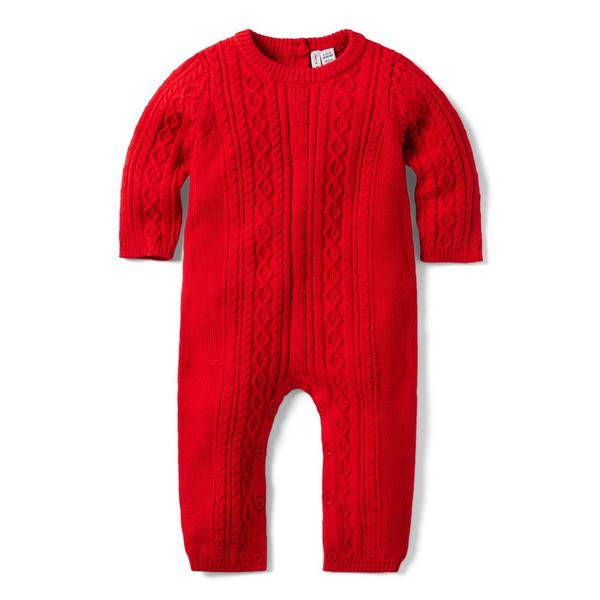 Janie and Jack Baby Cable Knit One-Piece
