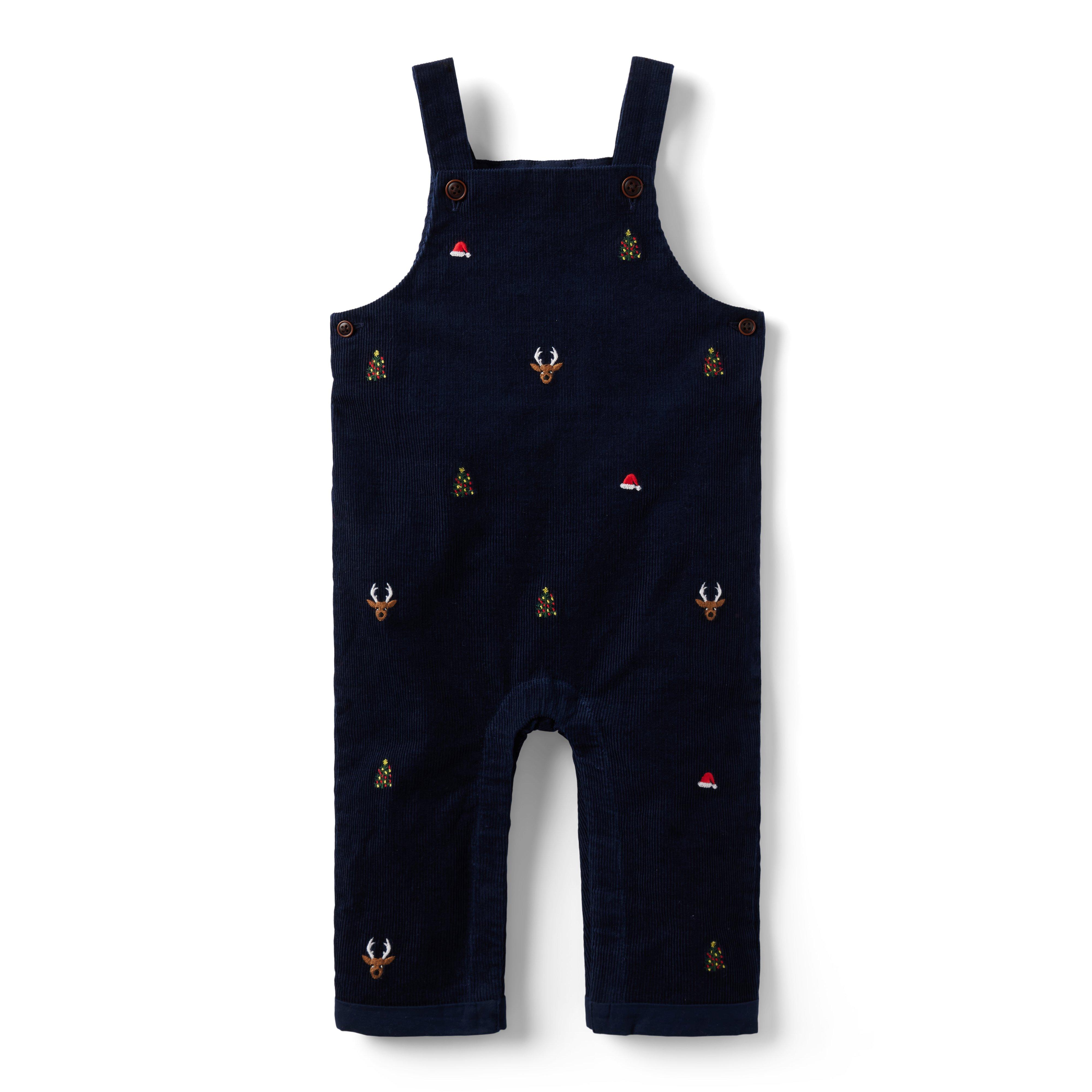 Baby Holiday Icon Corduroy Overall image number 0