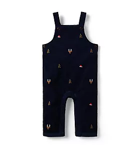 Baby Holiday Icon Corduroy Overall