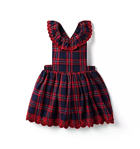 Baby Plaid Ruffle Jumper Dress