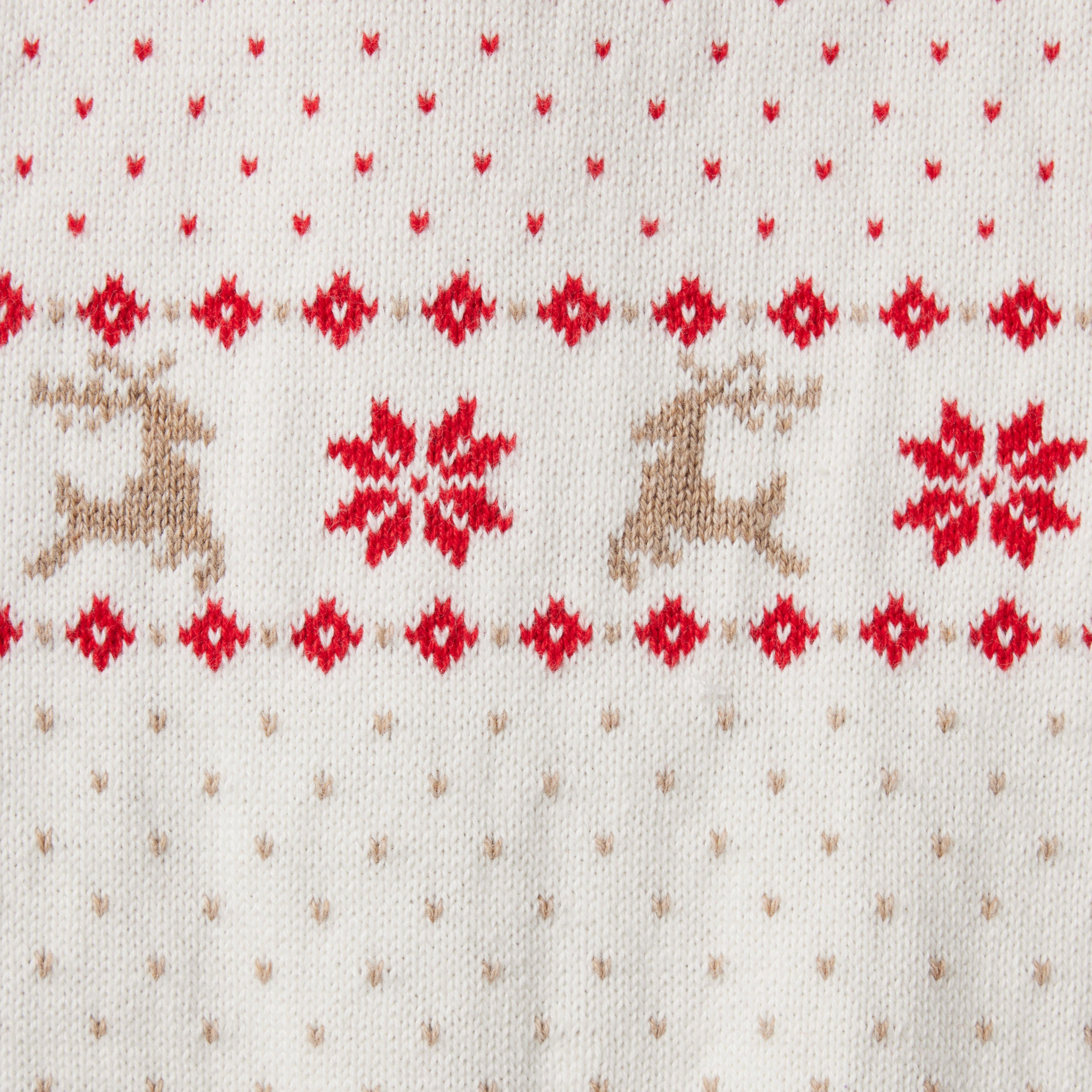 Baby Fair Isle Reindeer Cardigan image number 3