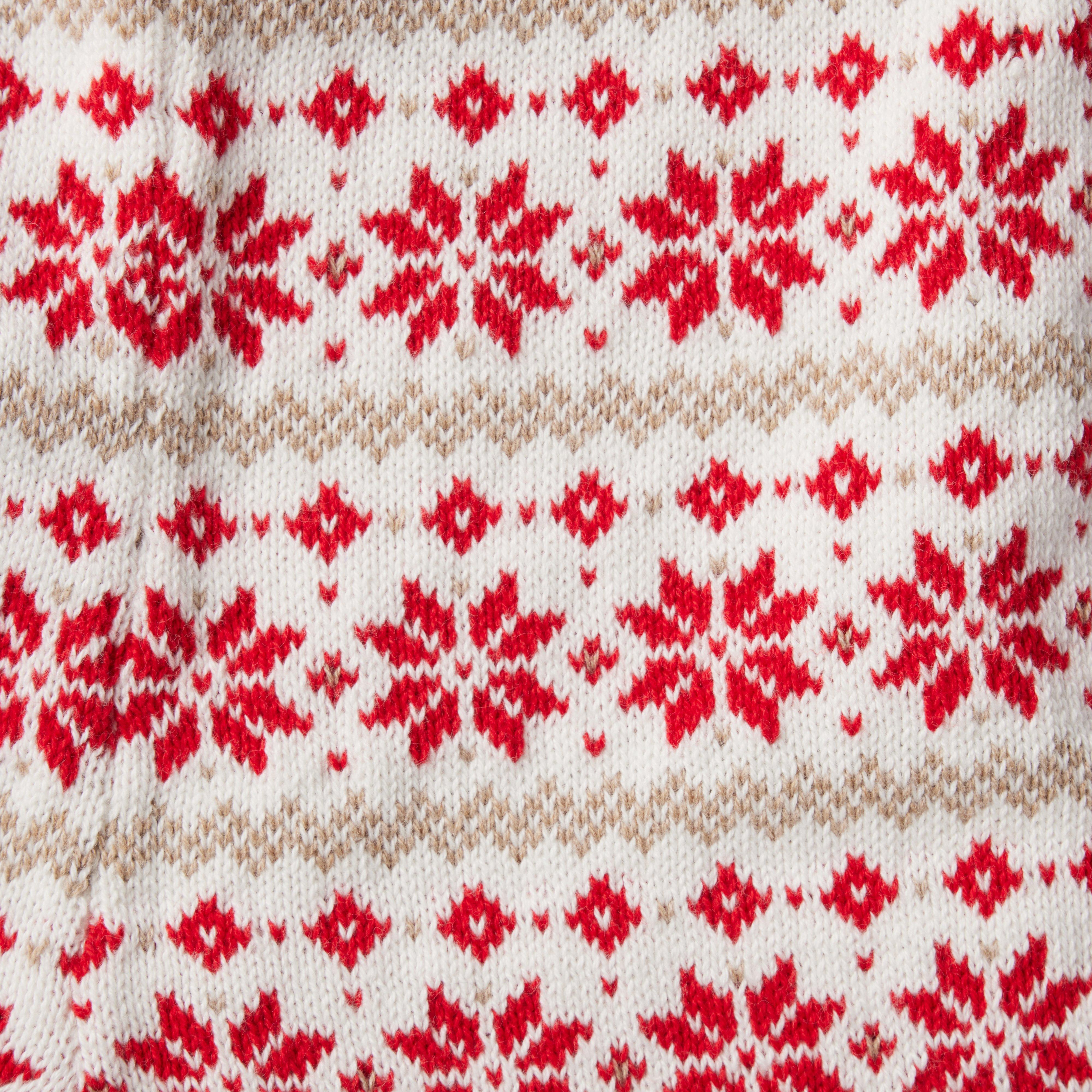 Baby Fair Isle Snowflake Sweater Jogger image number 3