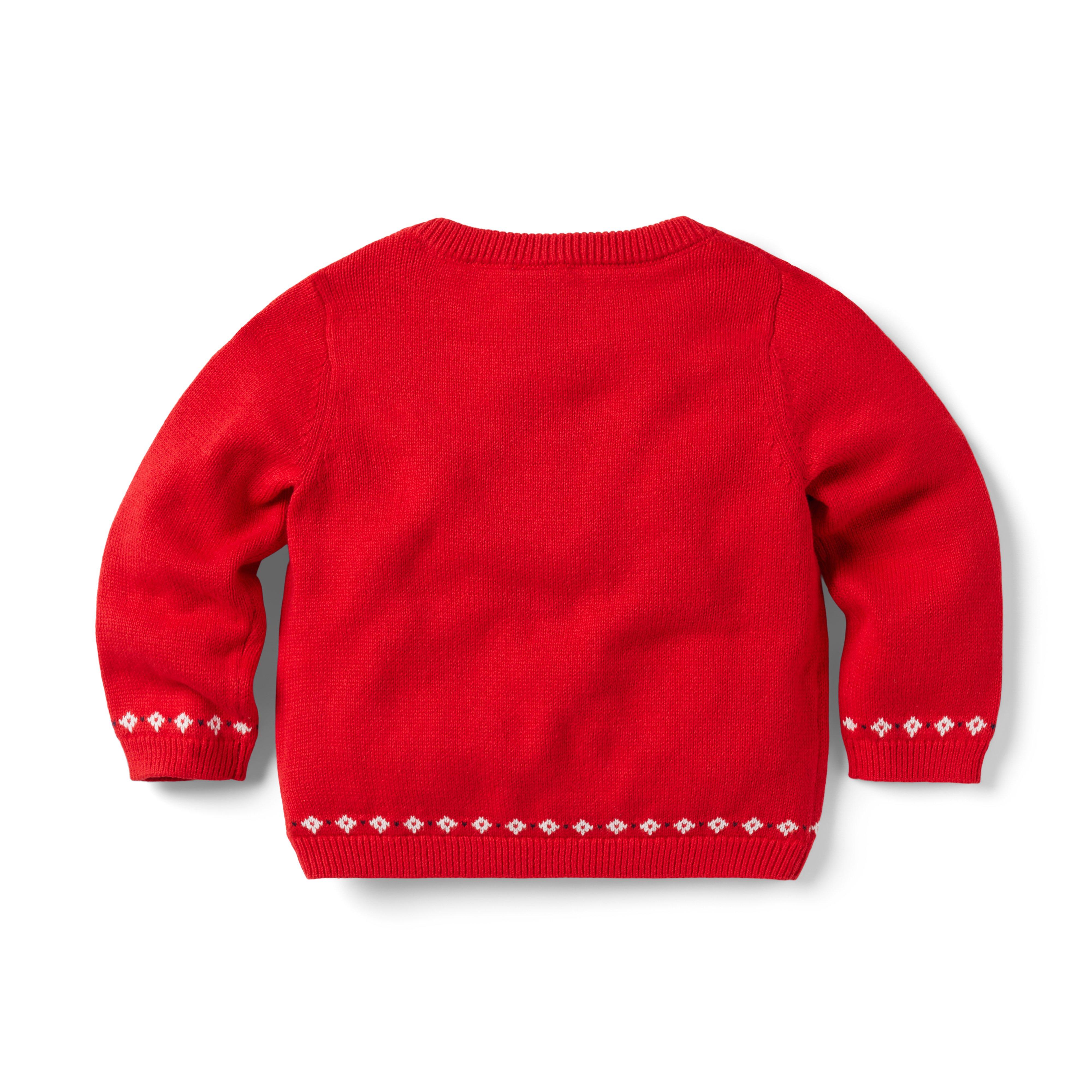 Baby Fair Isle Dog Sweater image number 1