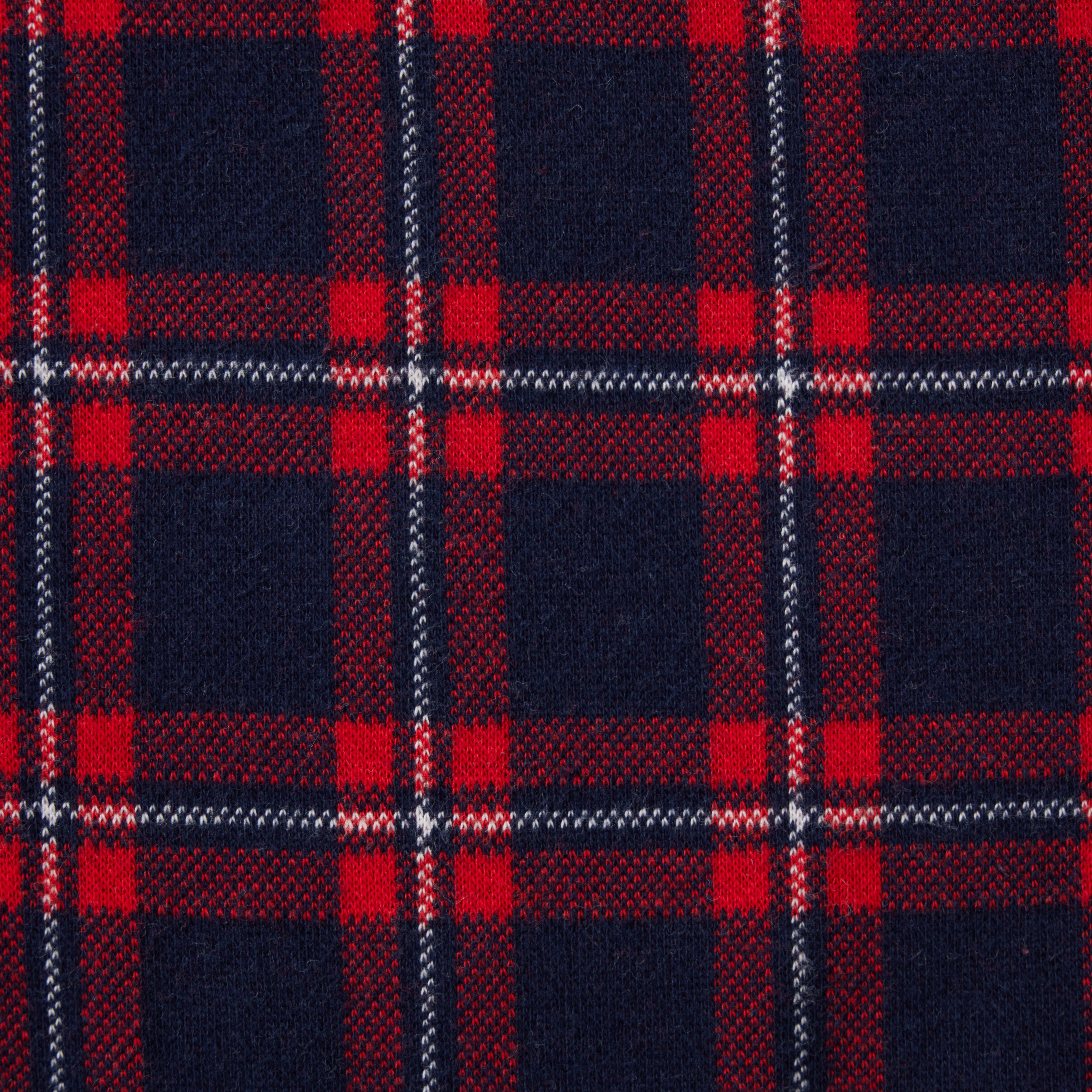 Baby Plaid Shawl Collar One-Piece image number 2