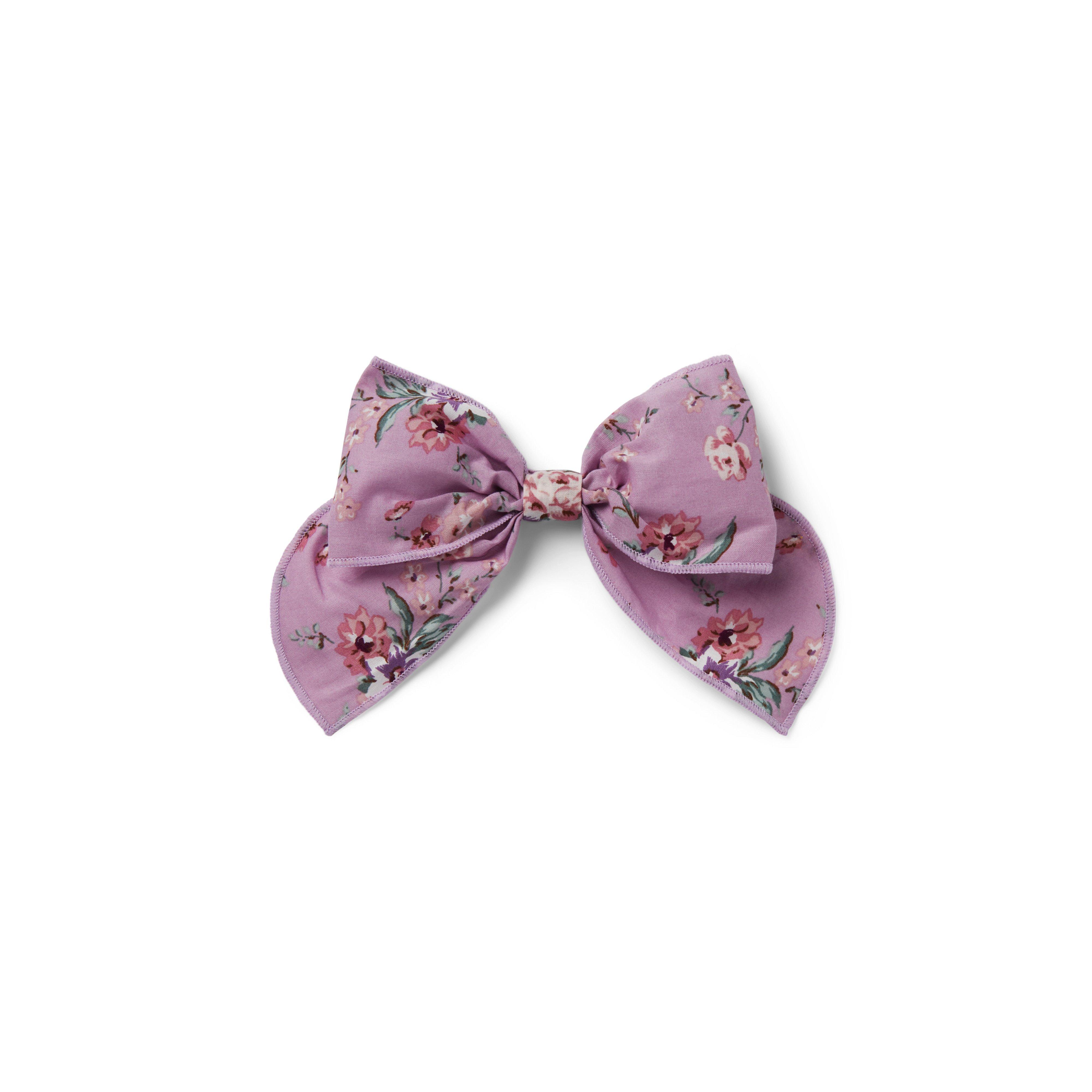 Floral Bow Barrette