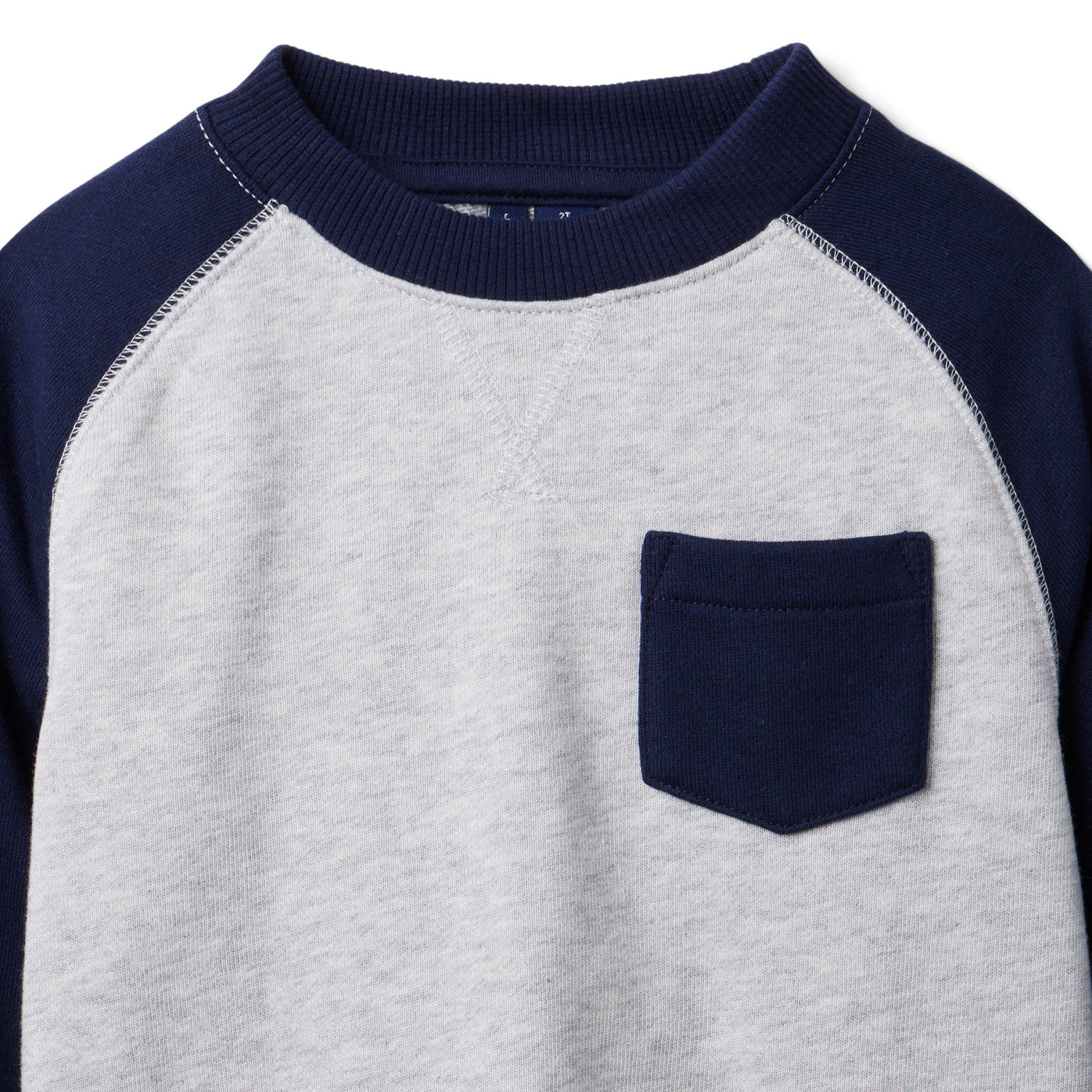 Colorblocked French Terry Sweatshirt image number 1