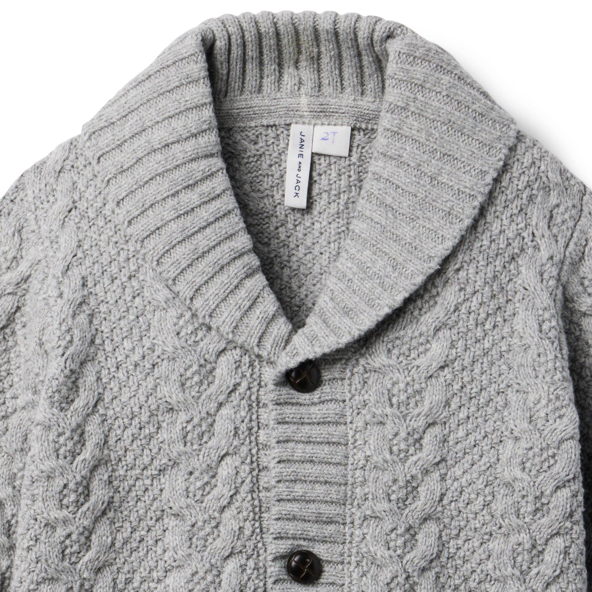The Cable Shawl Collar Cardigan image number 3