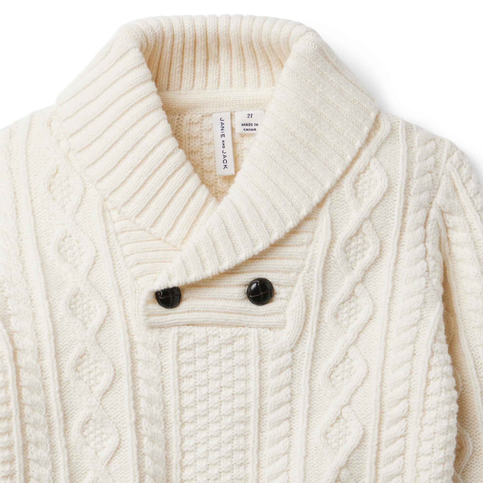 Boys shawl neck outlet sweater