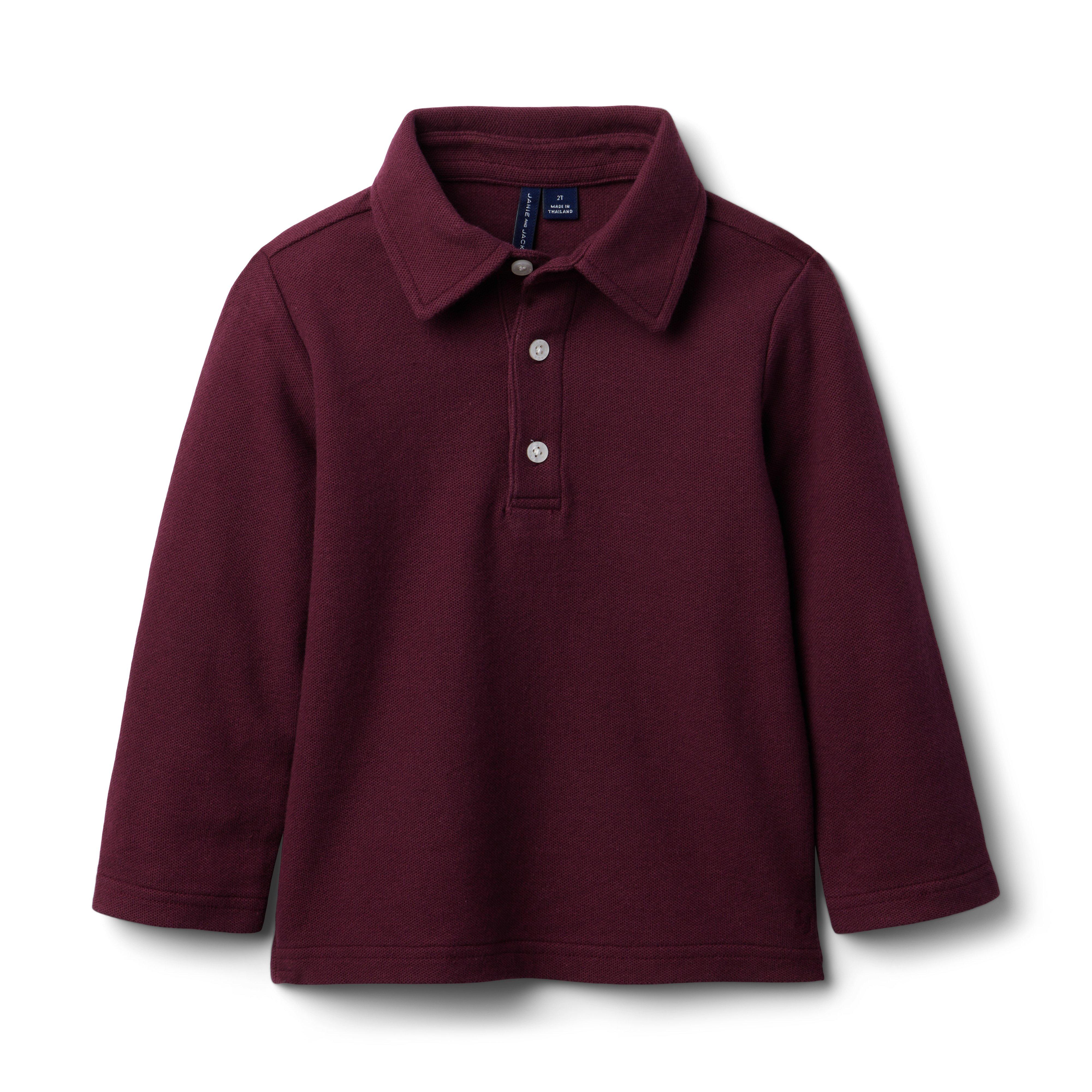 The Long Sleeve Pique Polo