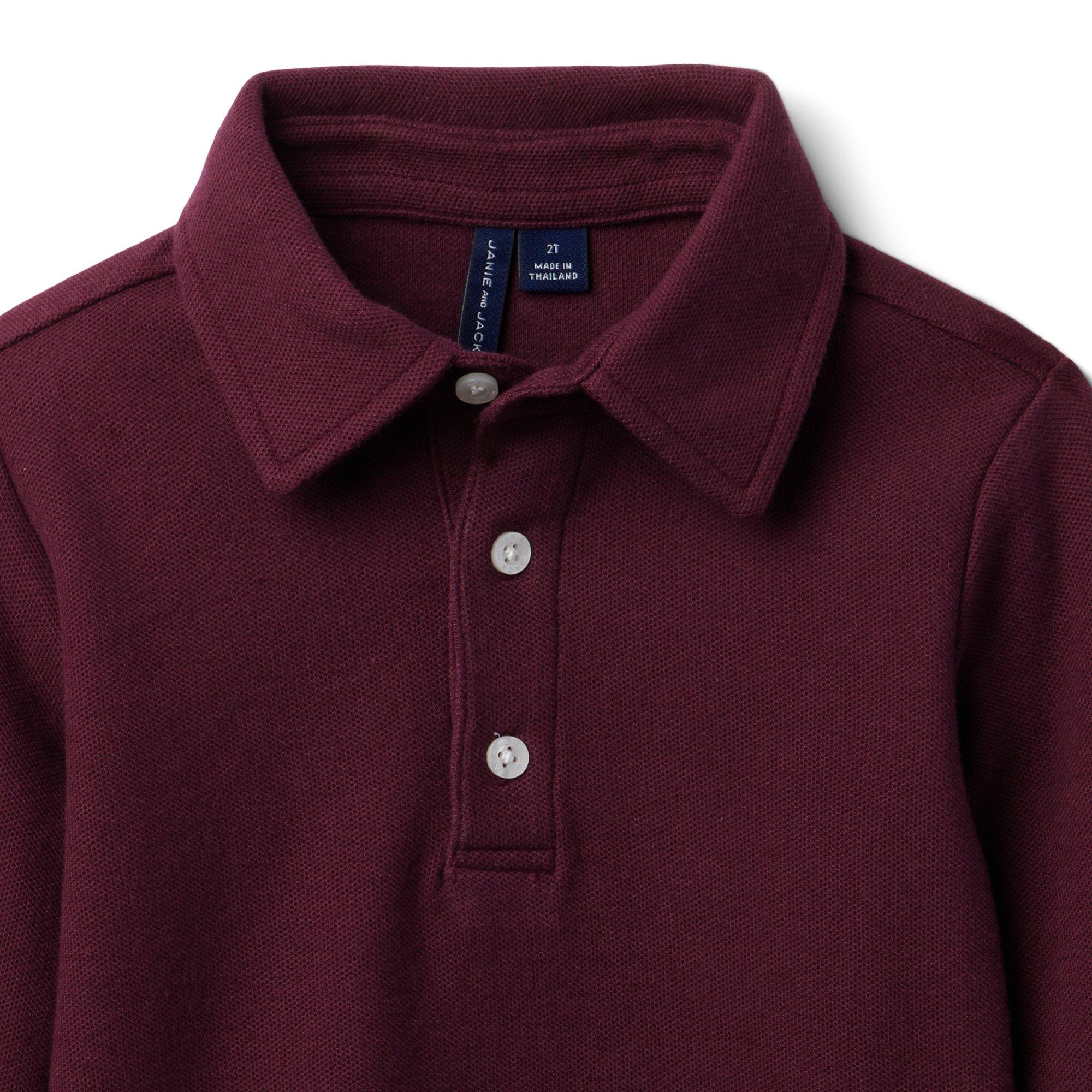 The Long Sleeve Pique Polo image number 2