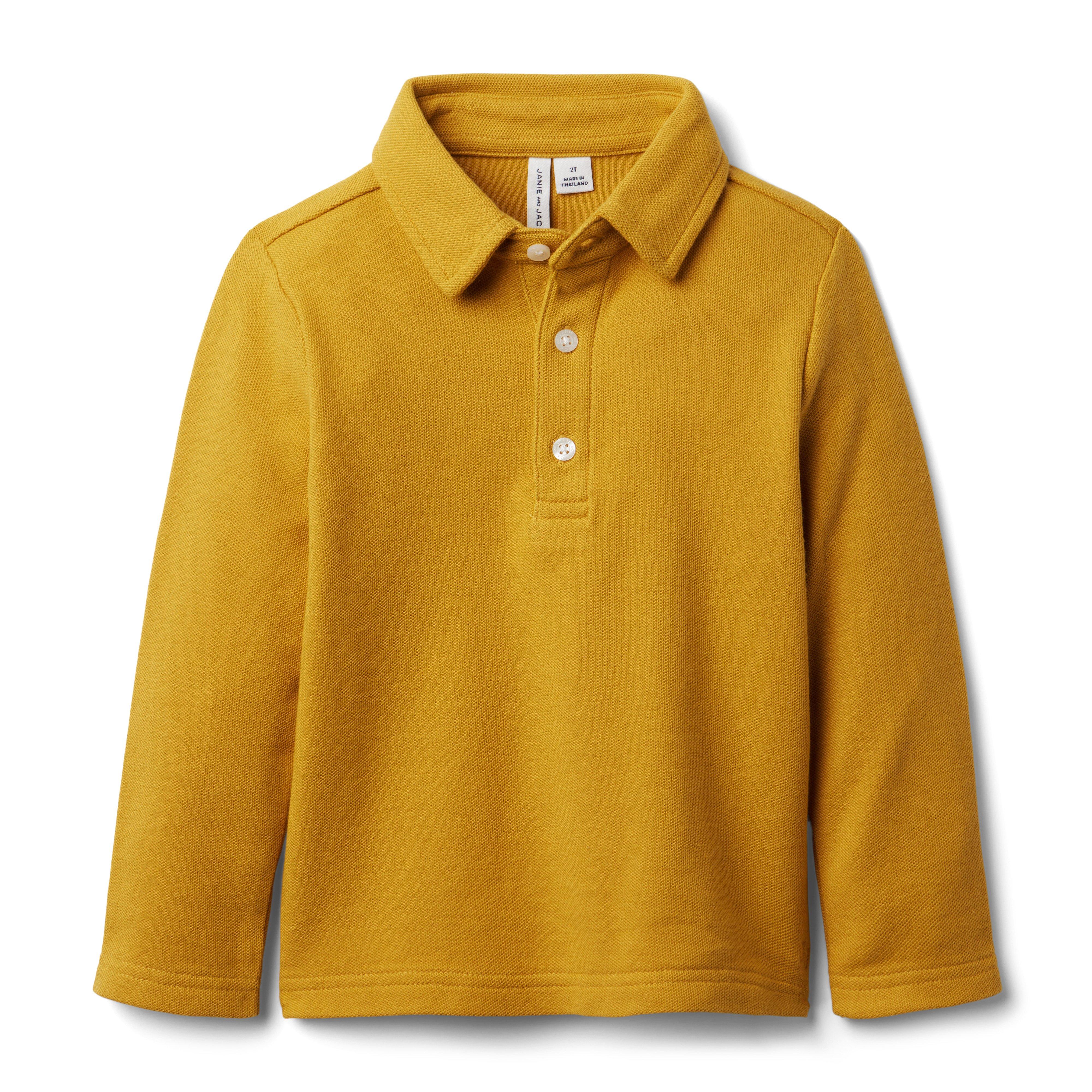 The Long Sleeve Pique Polo