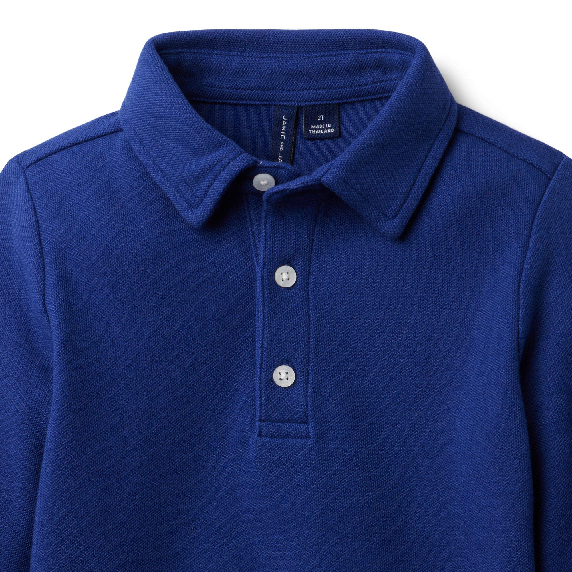 The Long Sleeve Pique Polo image number 1