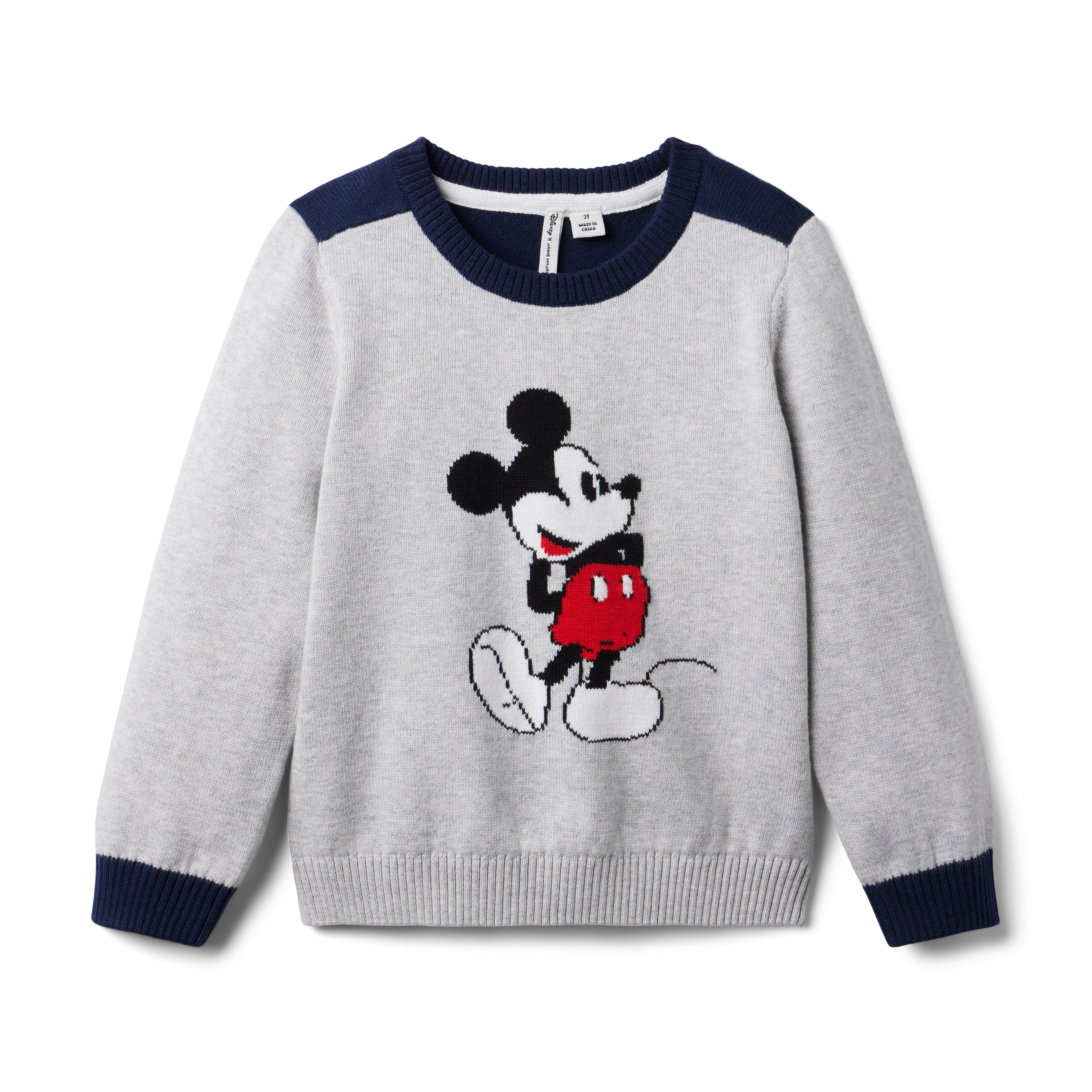 Boy Early Grey Heather Disney Mickey Mouse Sweater by Janie and Jack