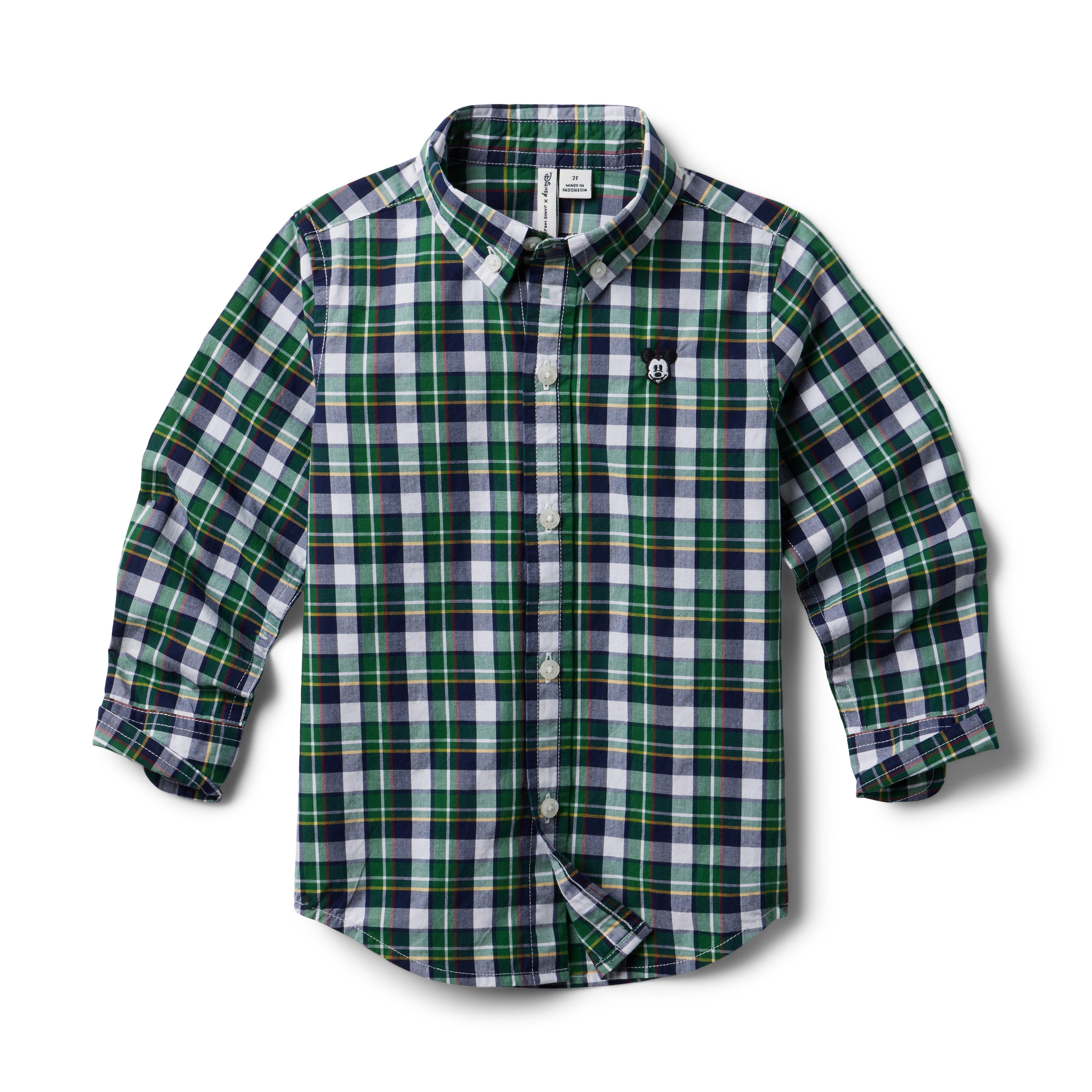 Disney Mickey Mouse Plaid Shirt image number 0