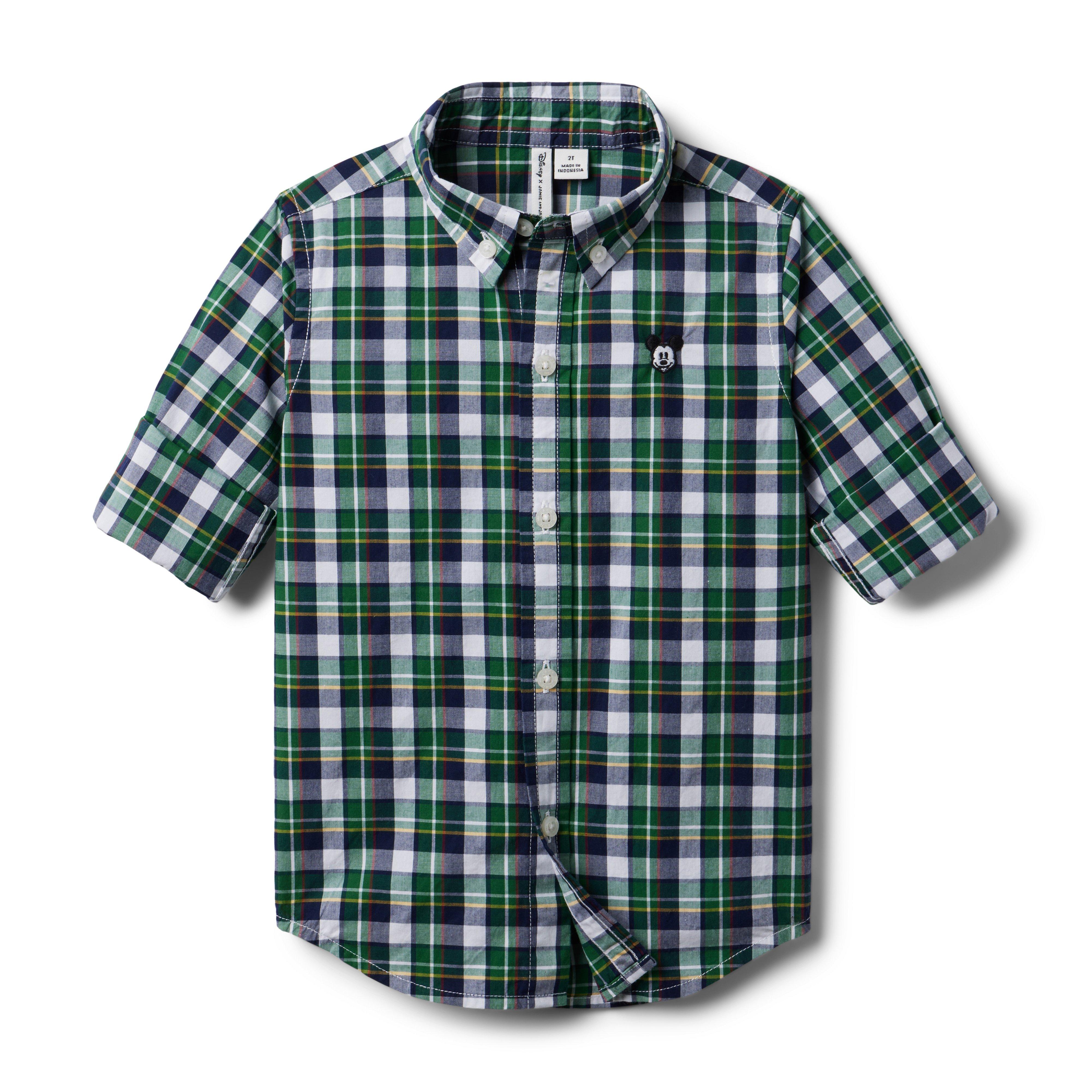 Disney Mickey Mouse Plaid Shirt image number 2