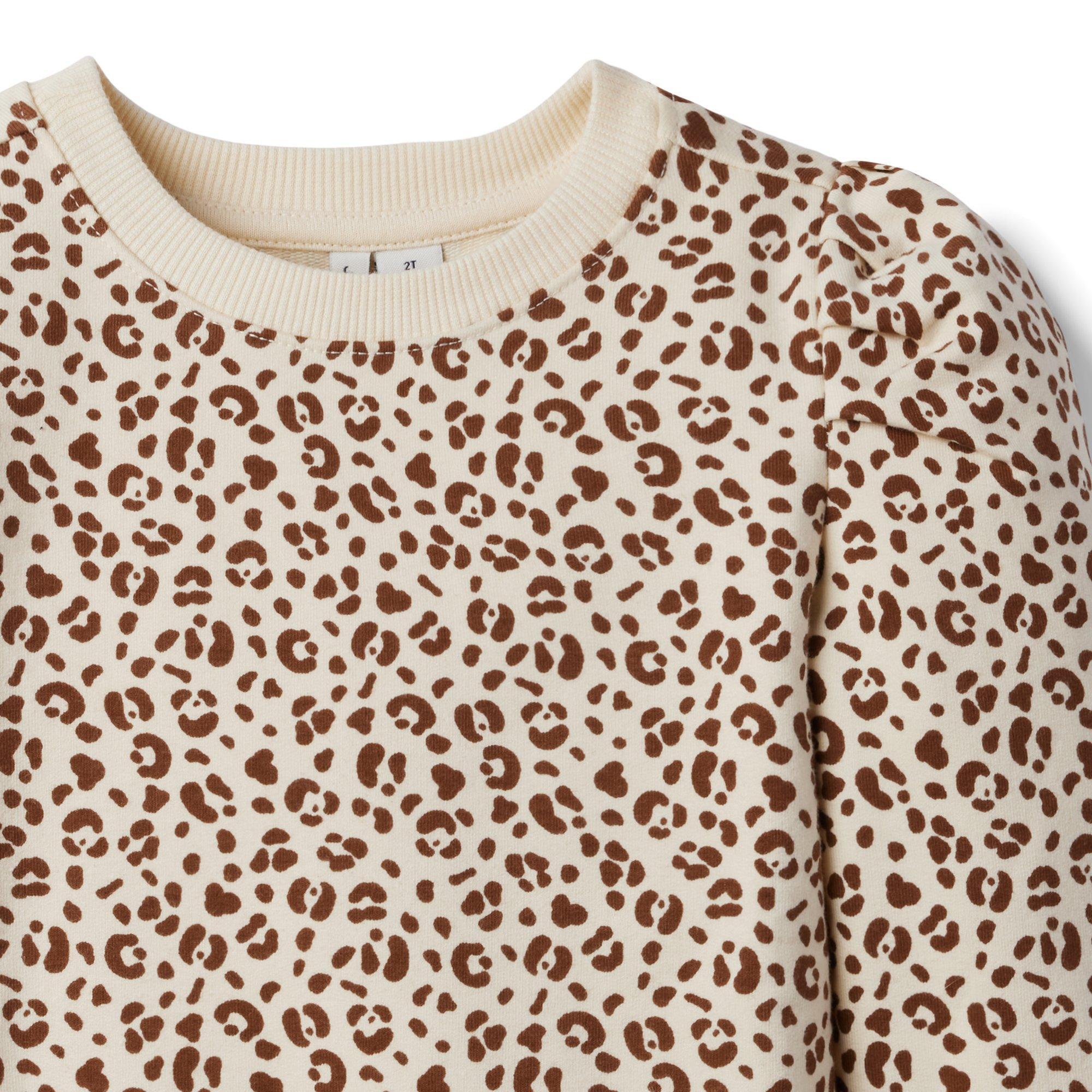 Leopard Puff Sleeve Sweatshirt image number 2